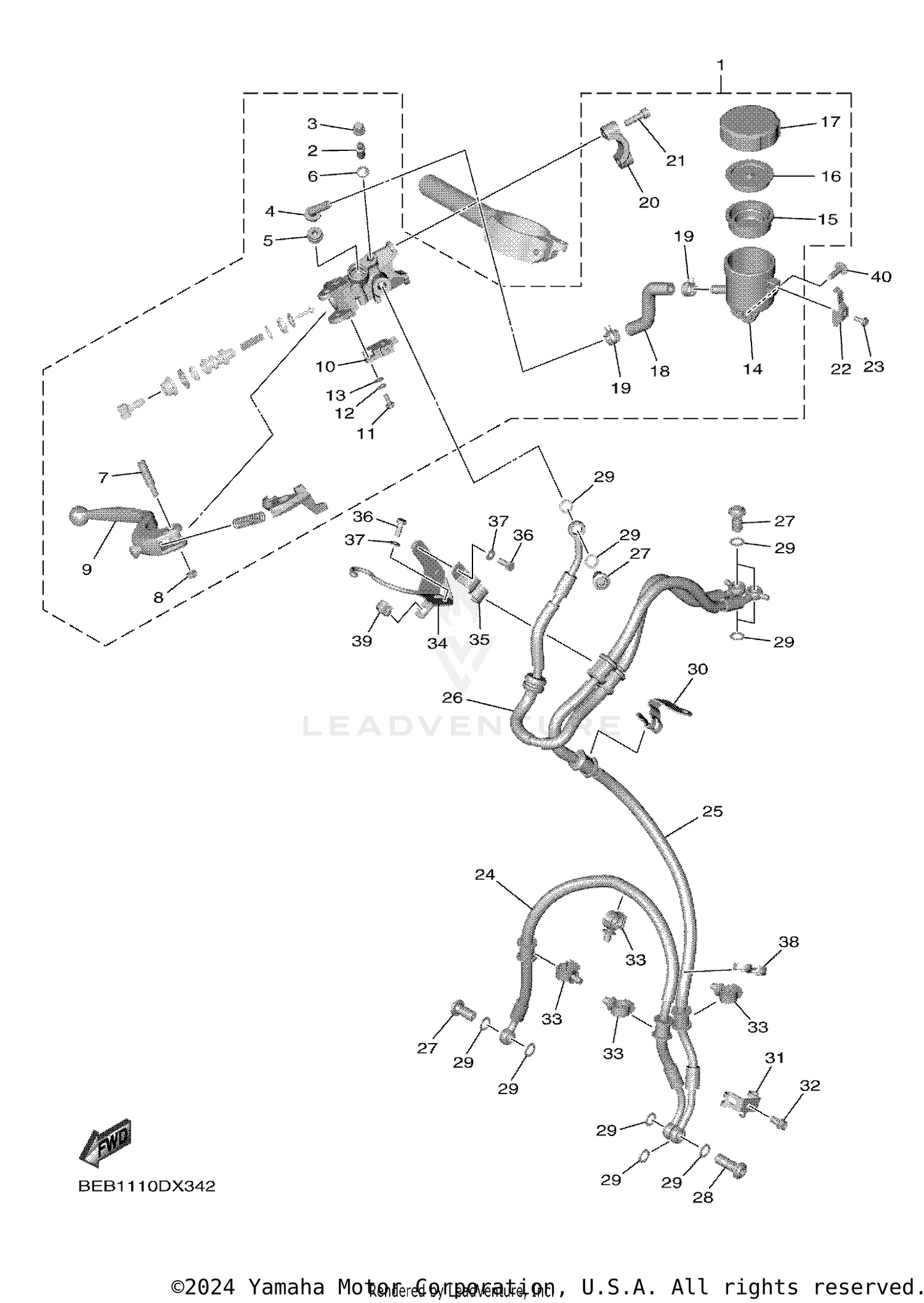 FRONT MASTER CYLINDER