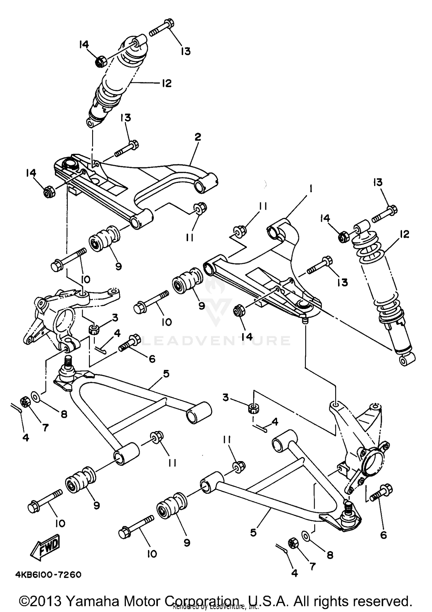 FRONT SUSPENSION WHEEL