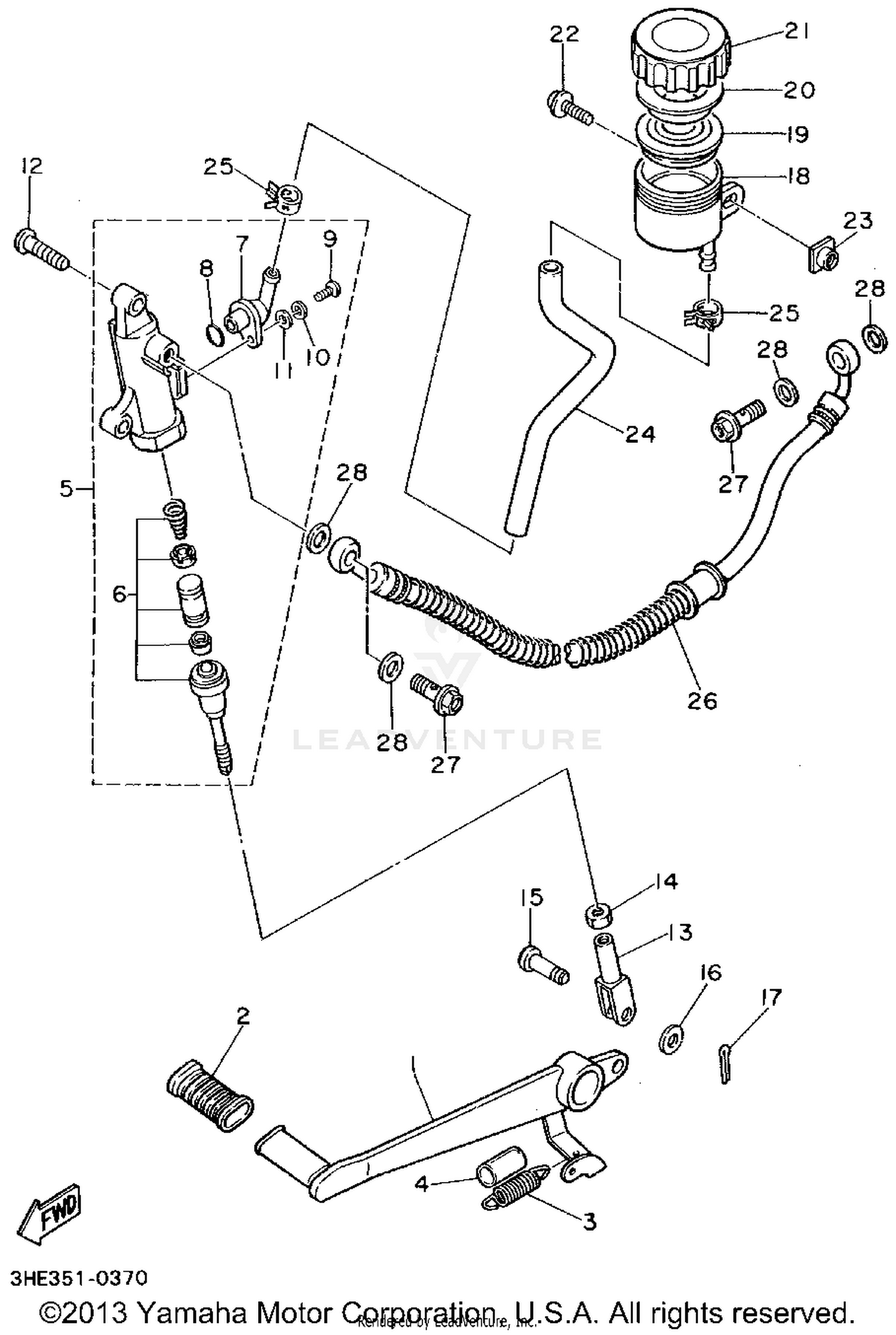 REAR MASTER CYLINDER