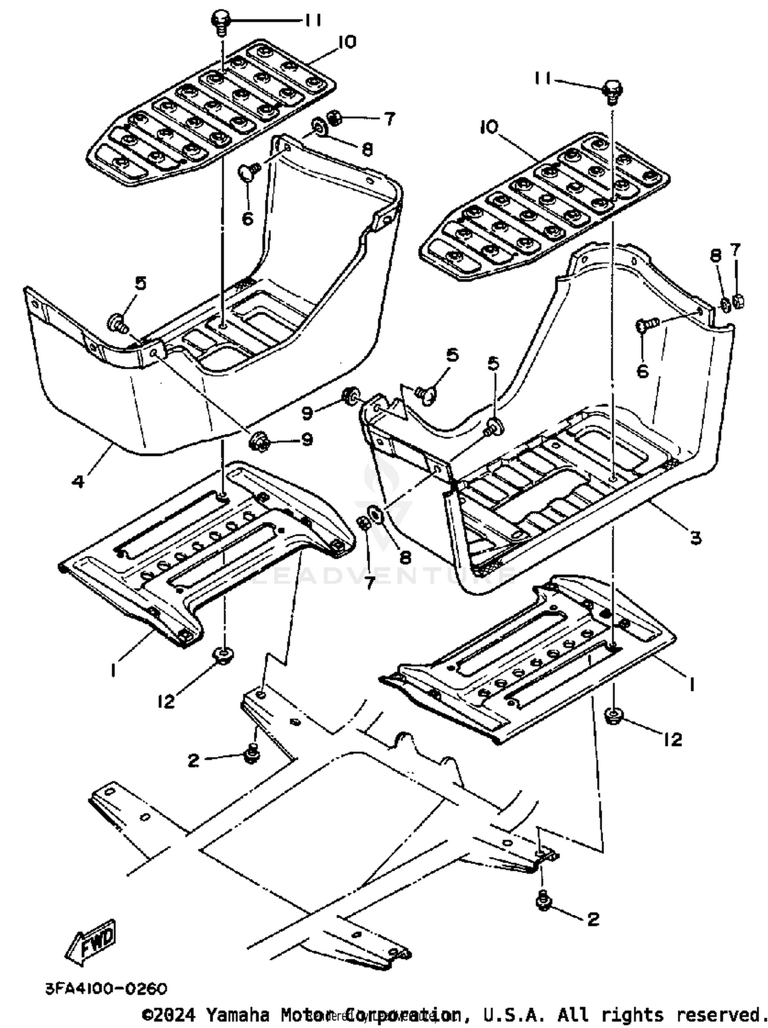 STAND - FOOTREST