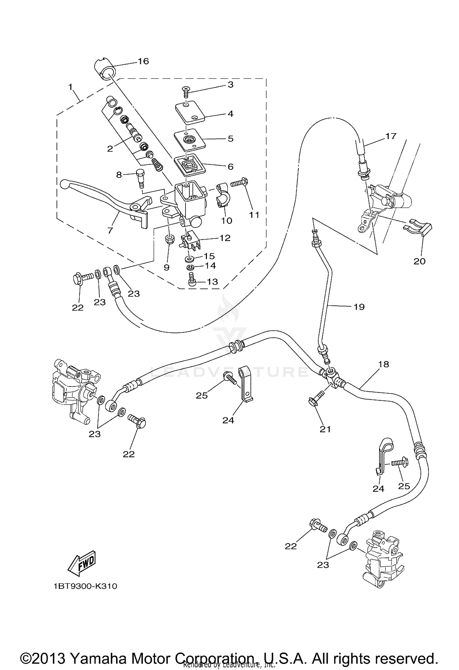 FRONT MASTER CYLINDER