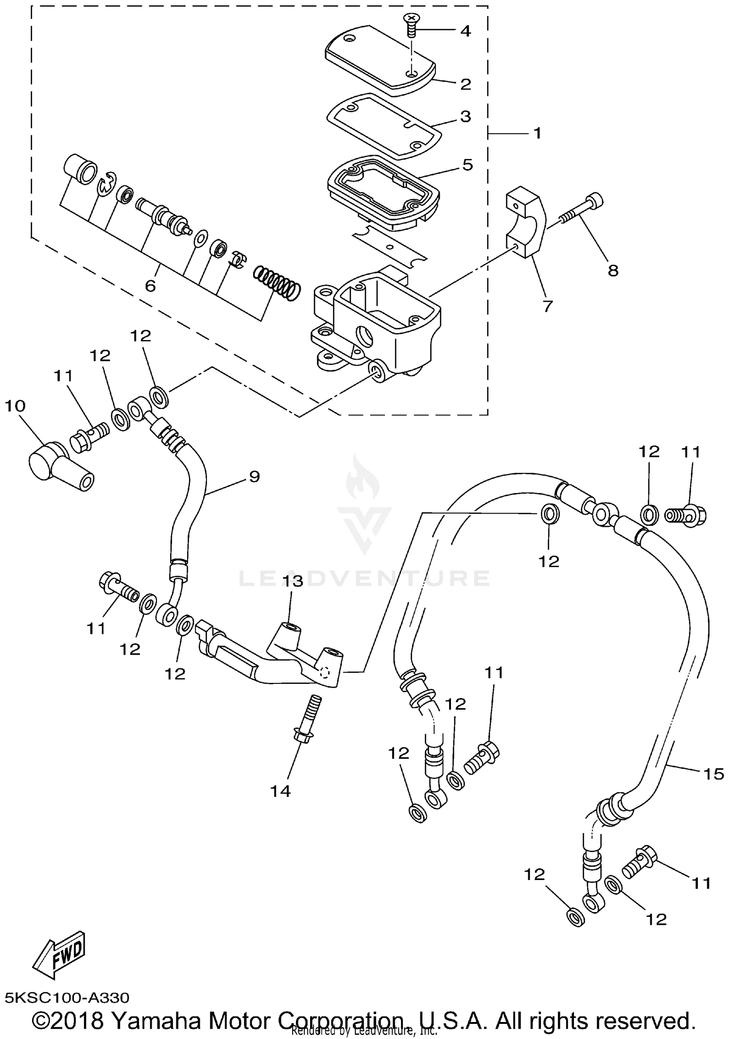 FRONT MASTER CYLINDER