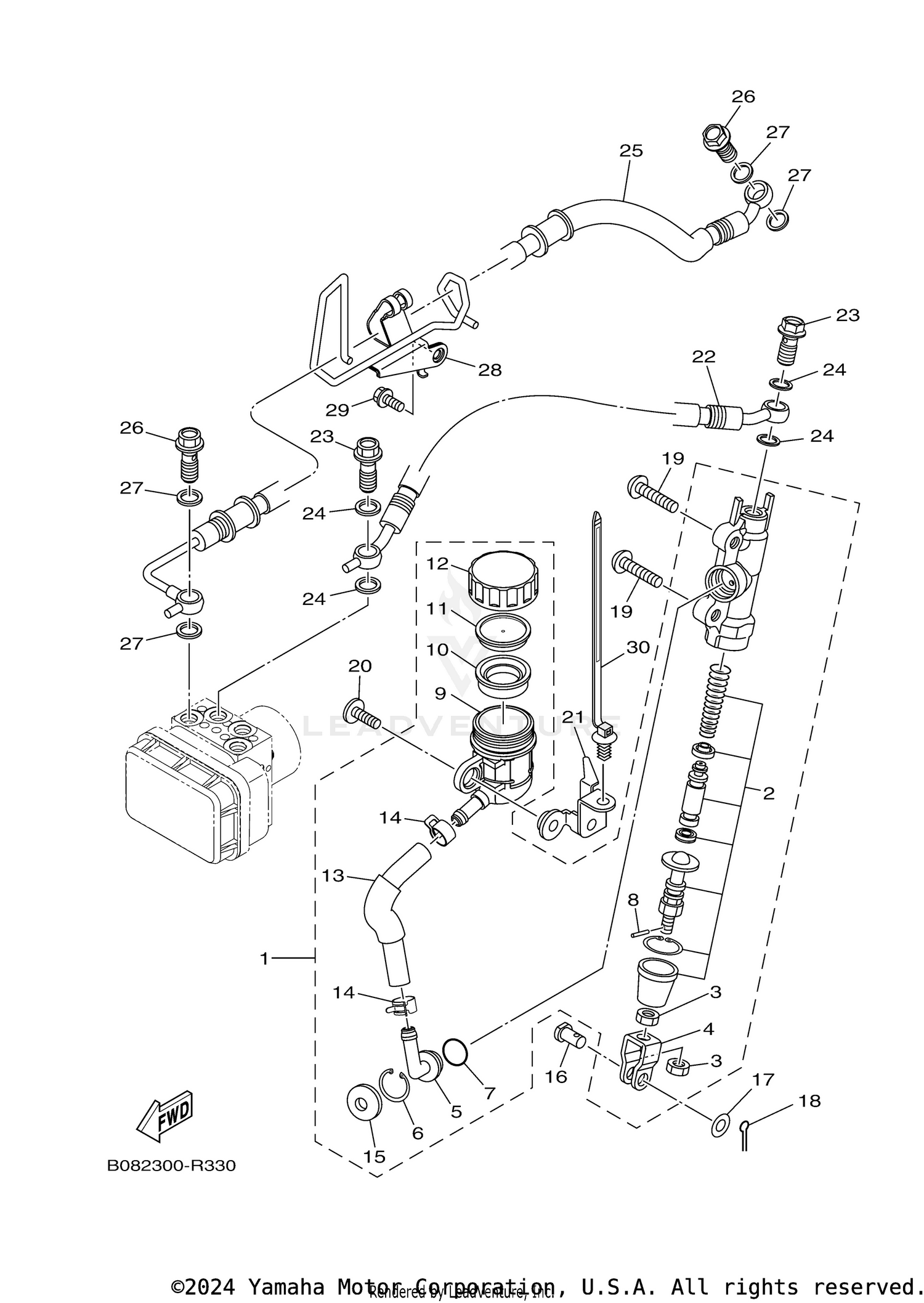 REAR MASTER CYLINDER