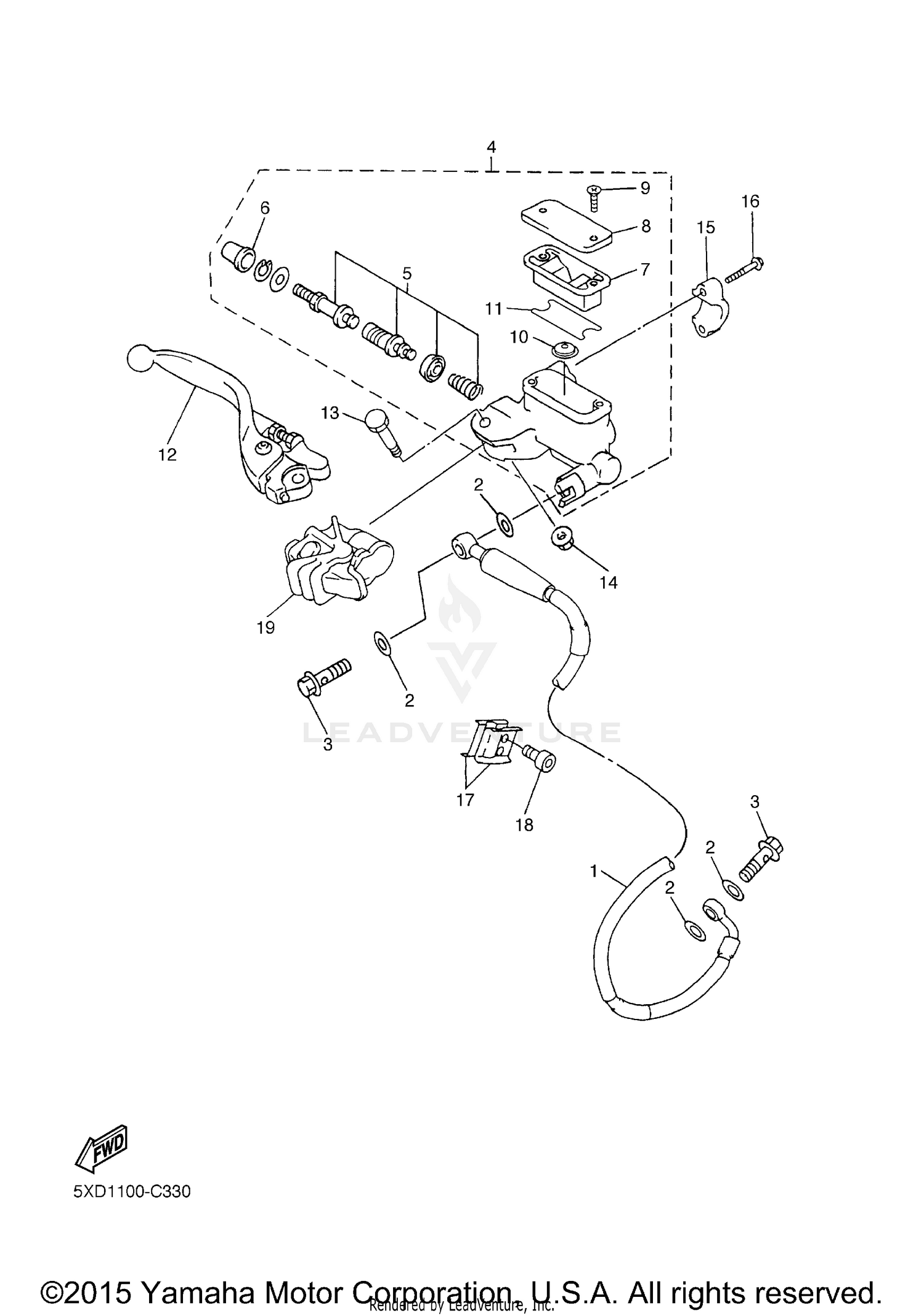 FRONT MASTER CYLINDER