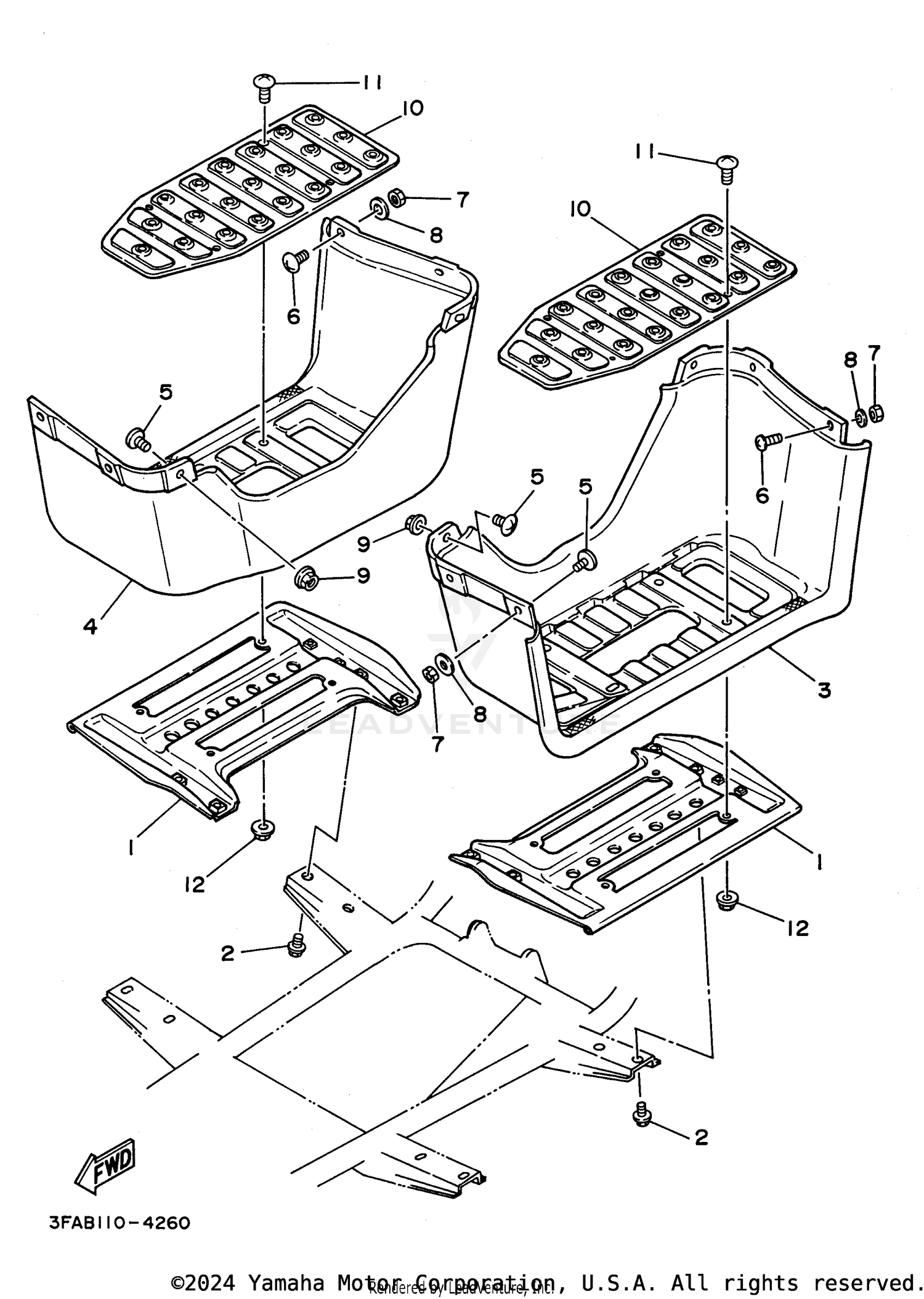STAND FOOTREST