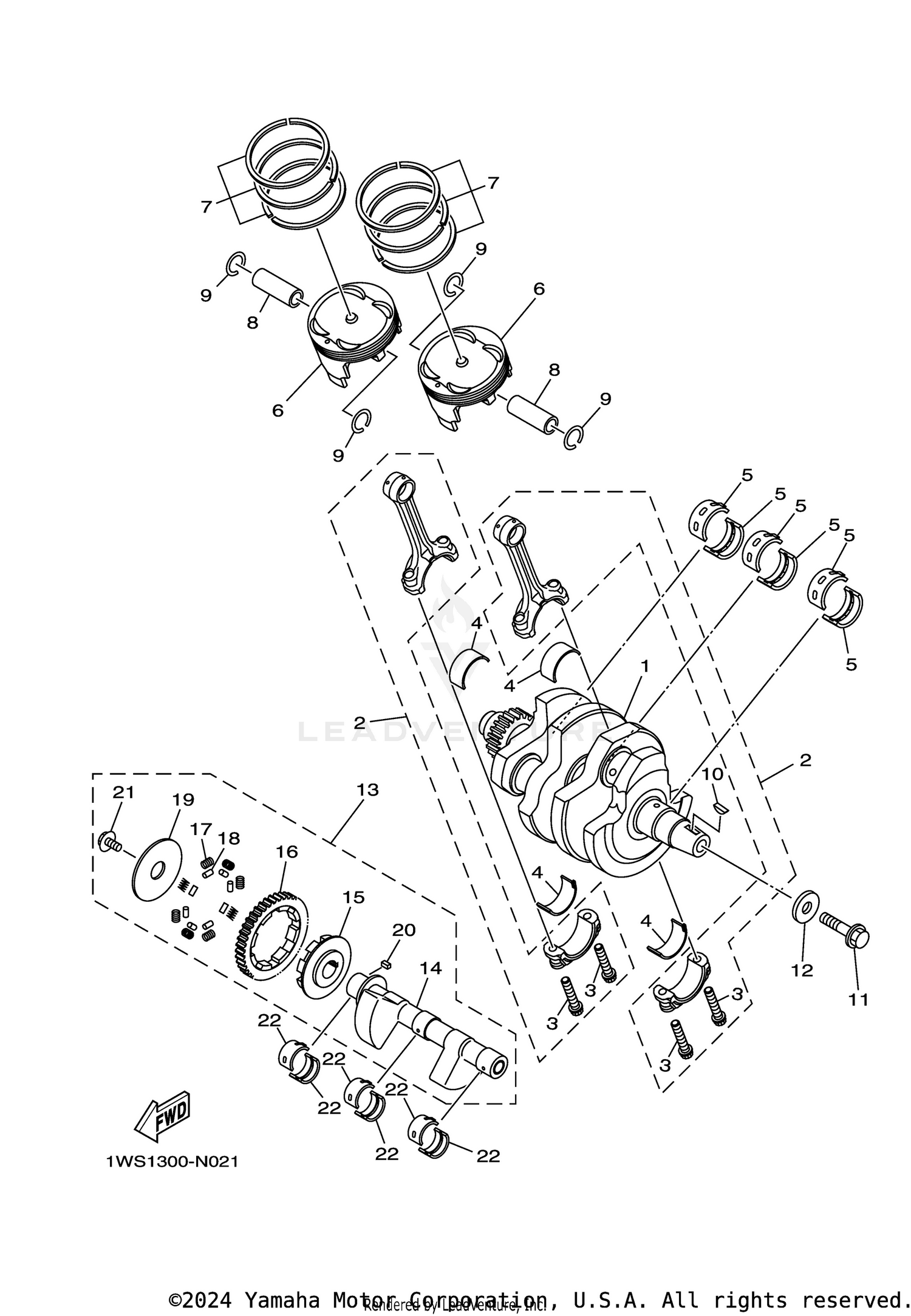 CRANKSHAFT PISTON