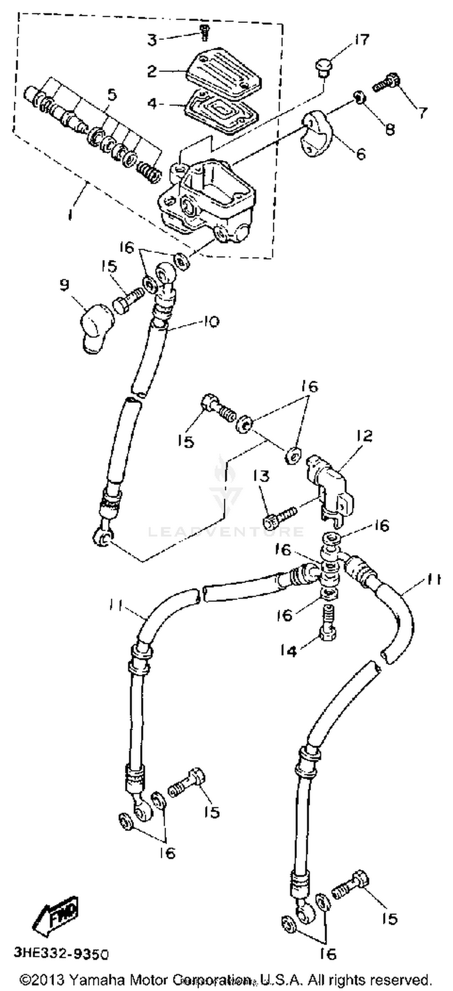 FRONT MASTER CYLINDER