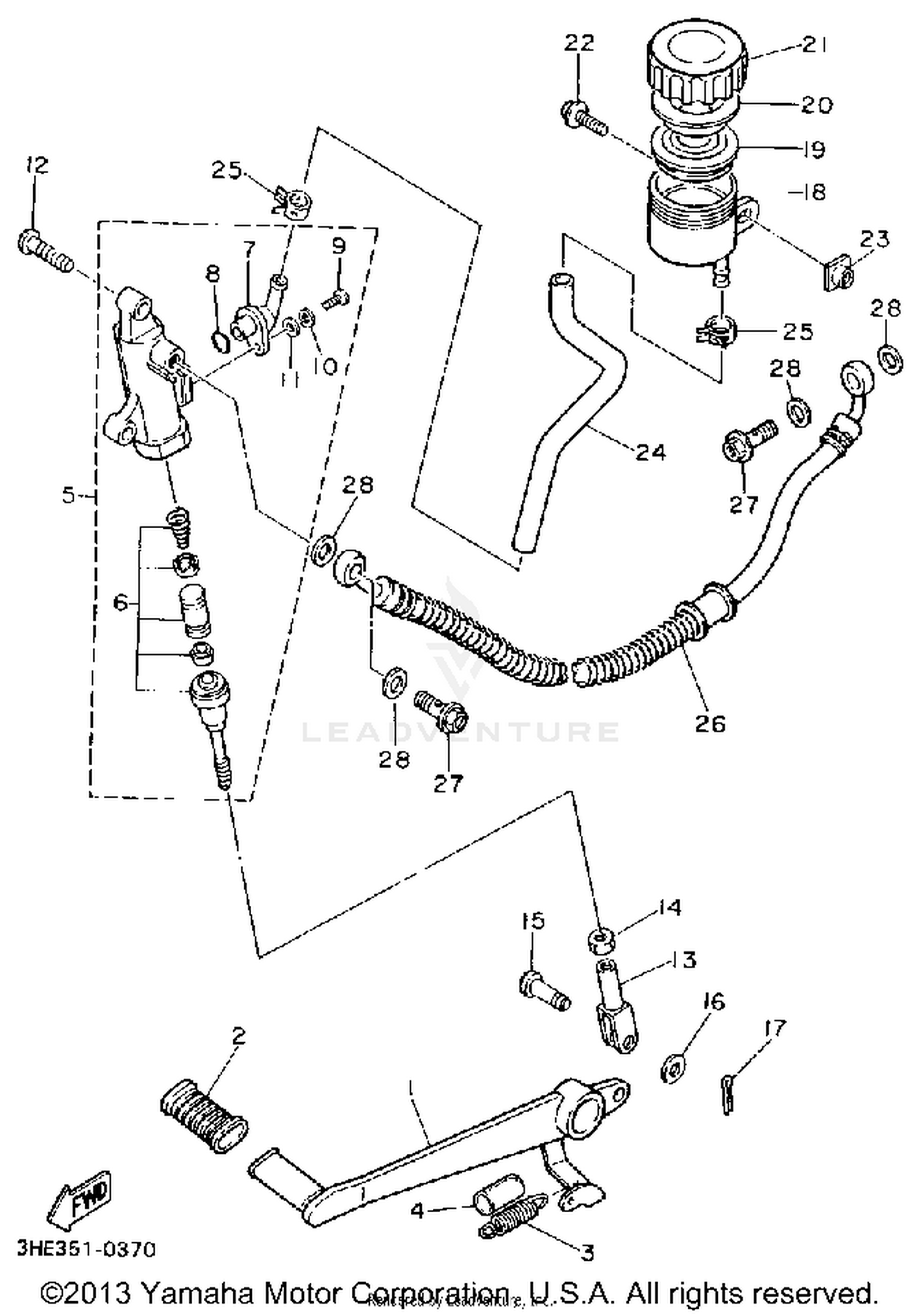 REAR MASTER CYLINDER