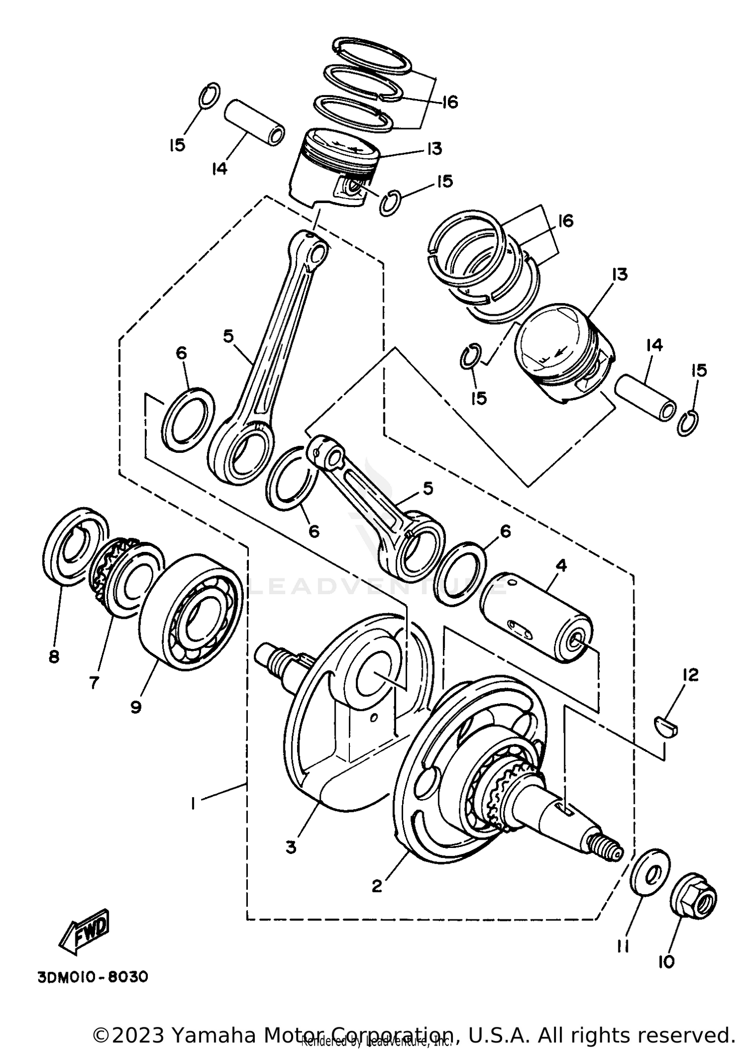 CRANKSHAFT PISTON