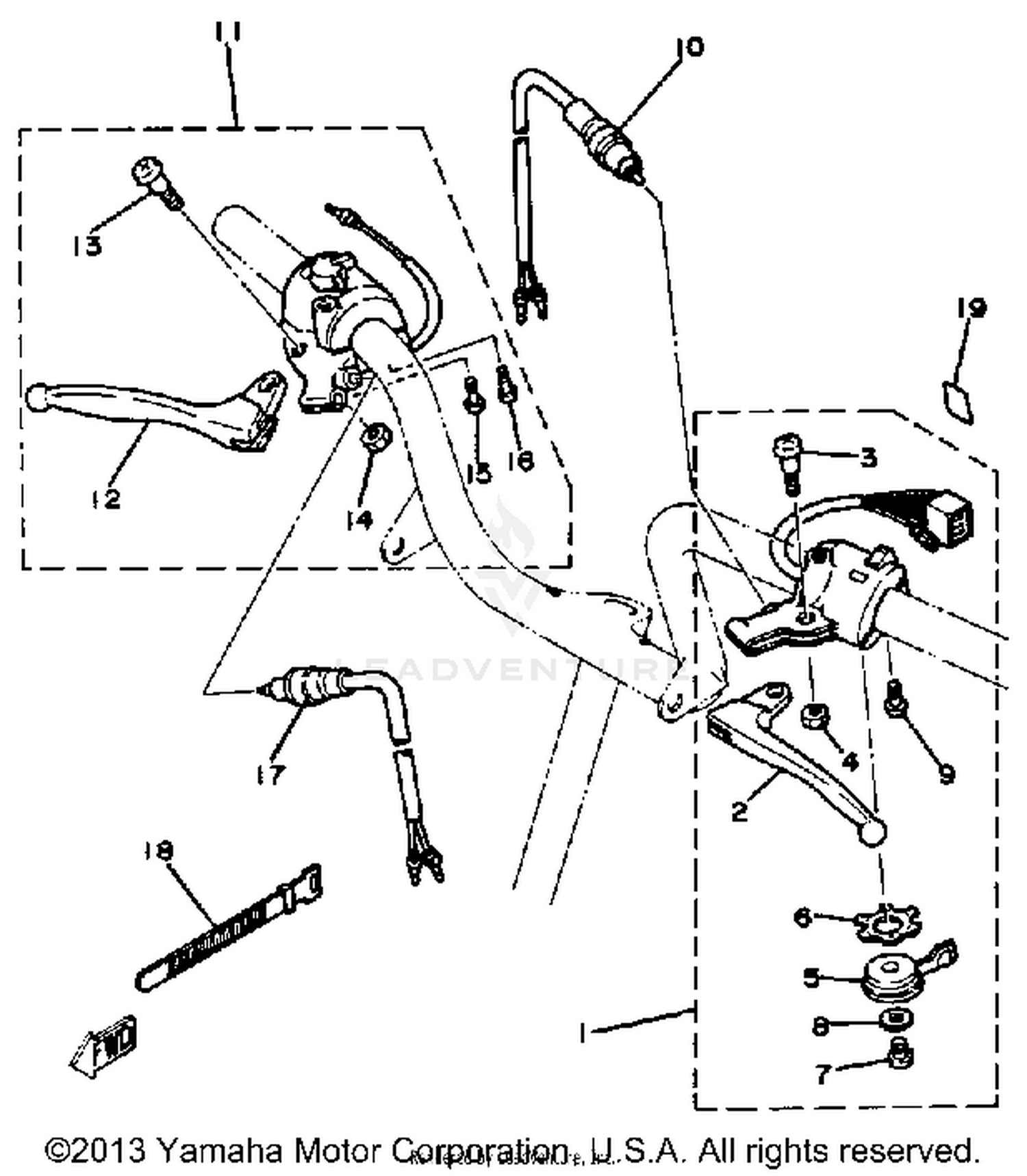 HANDLE SWITCH - LEVER