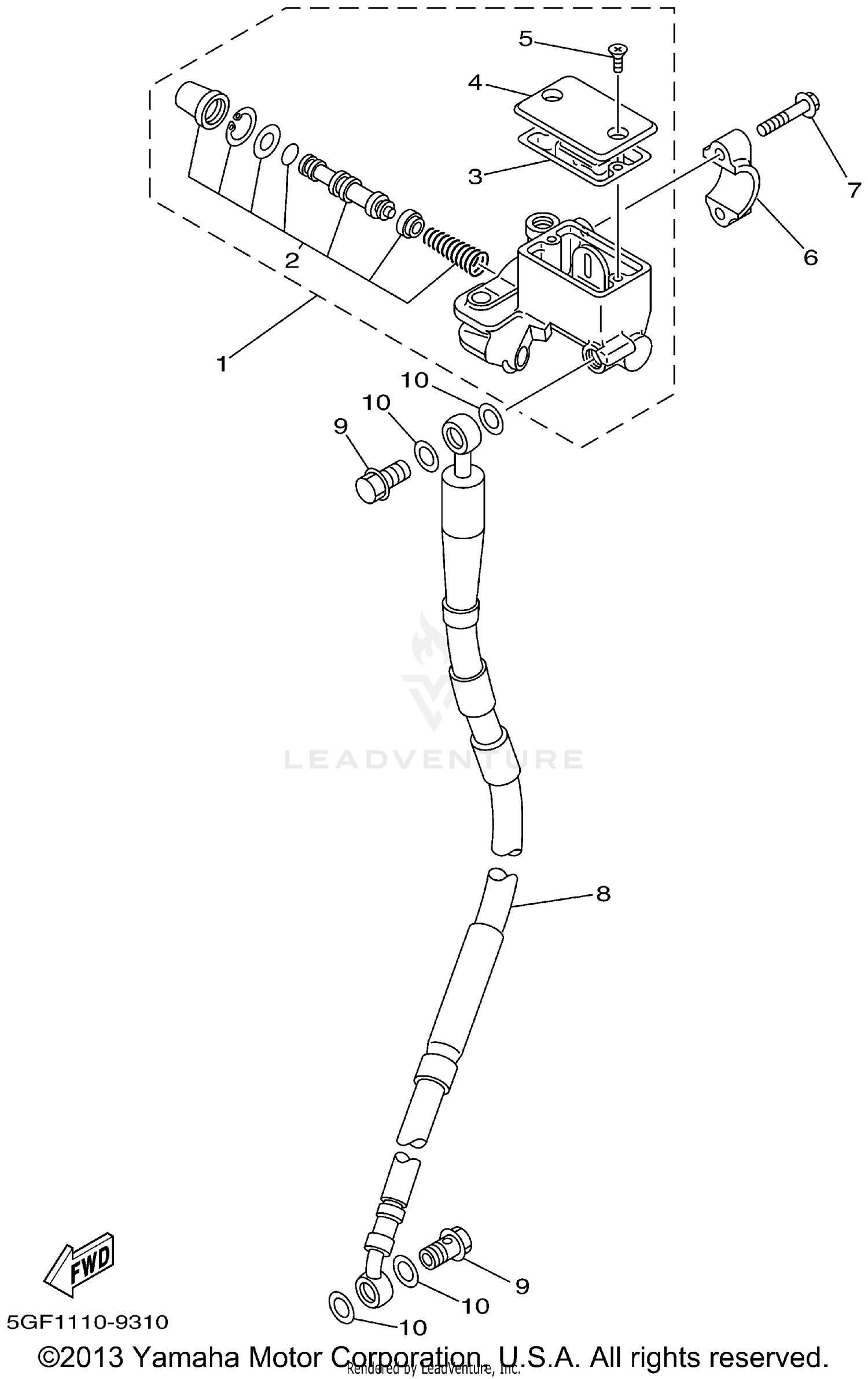FRONT MASTER CYLINDER