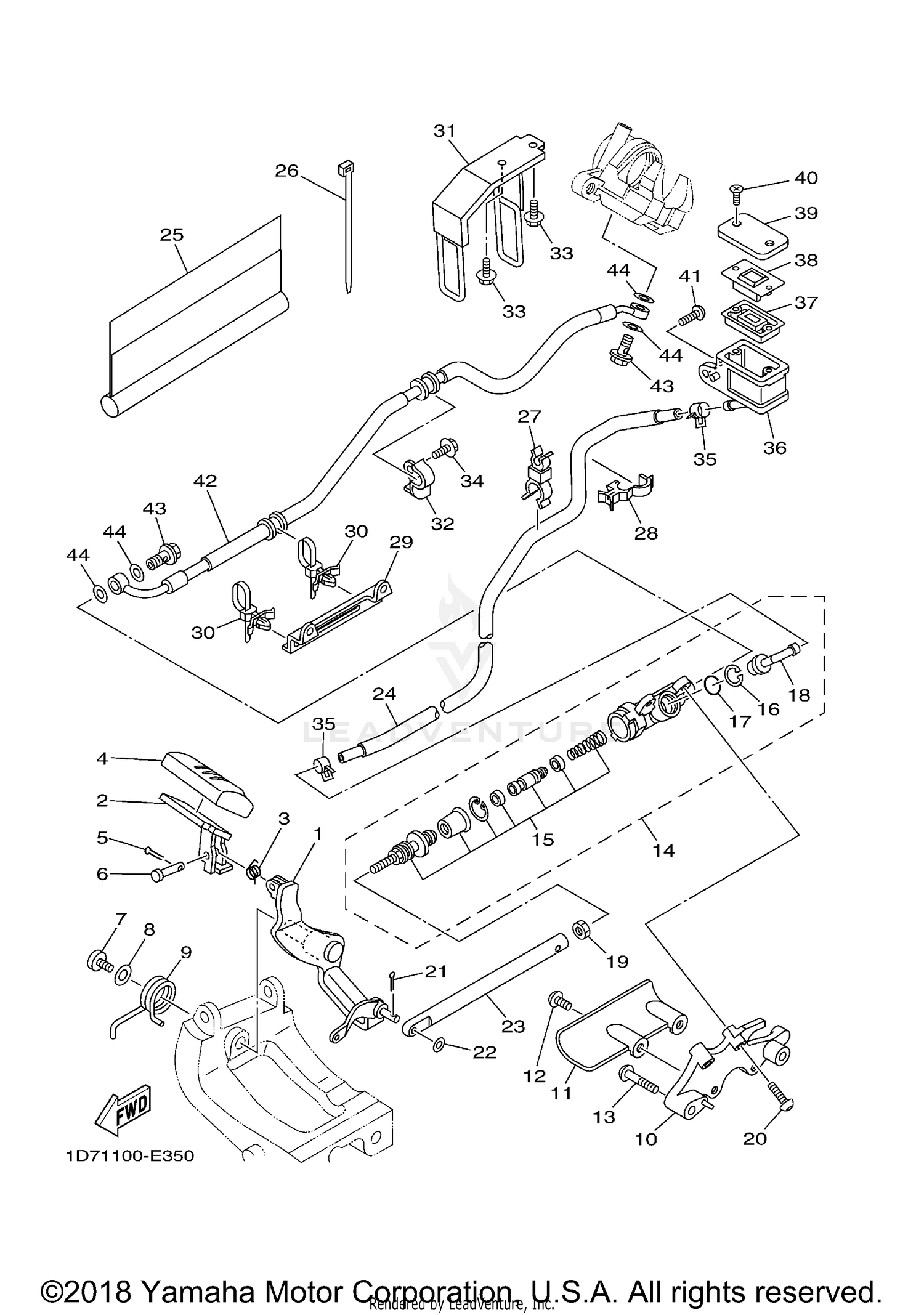 REAR MASTER CYLINDER