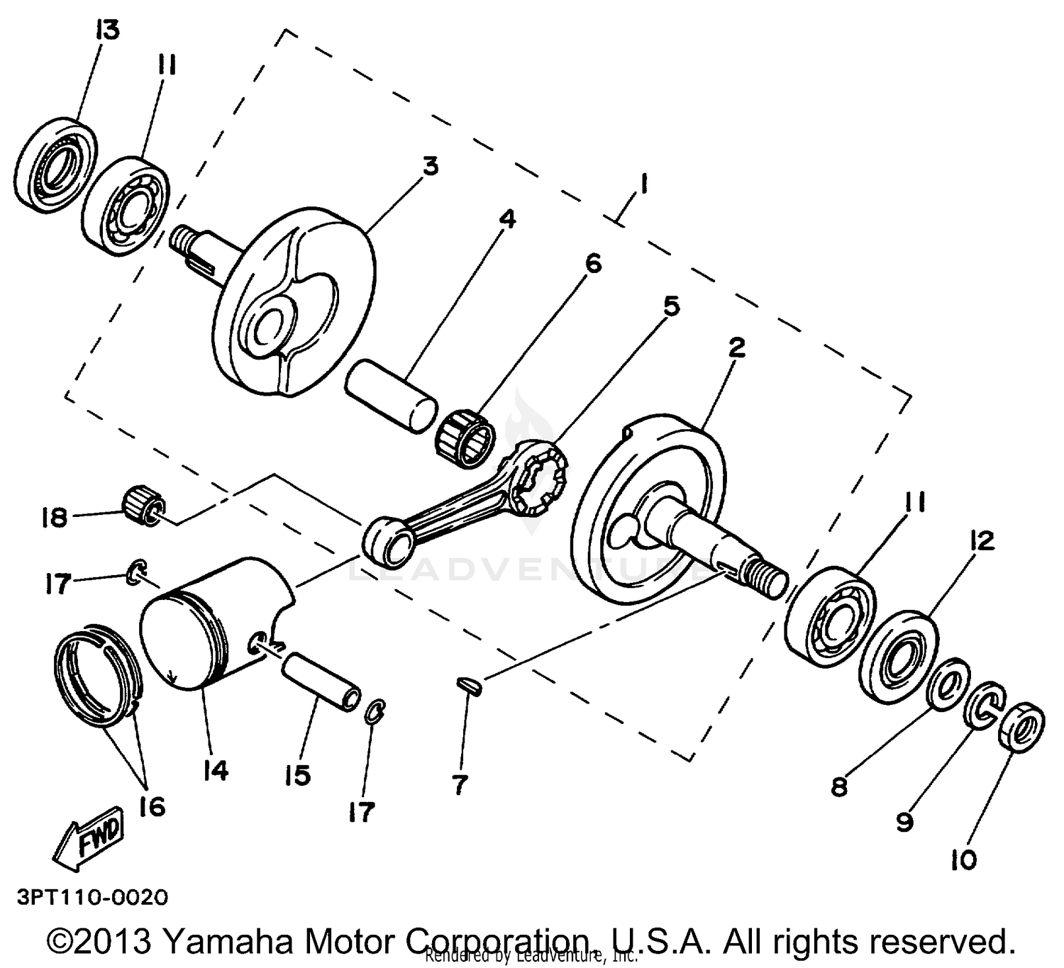 CRANKSHAFT PISTON