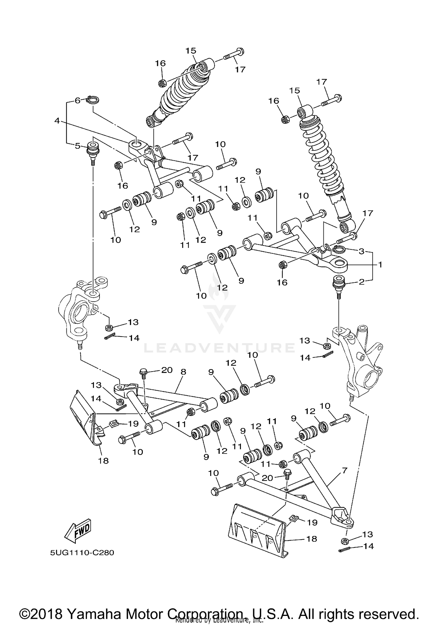 FRONT SUSPENSION WHEEL