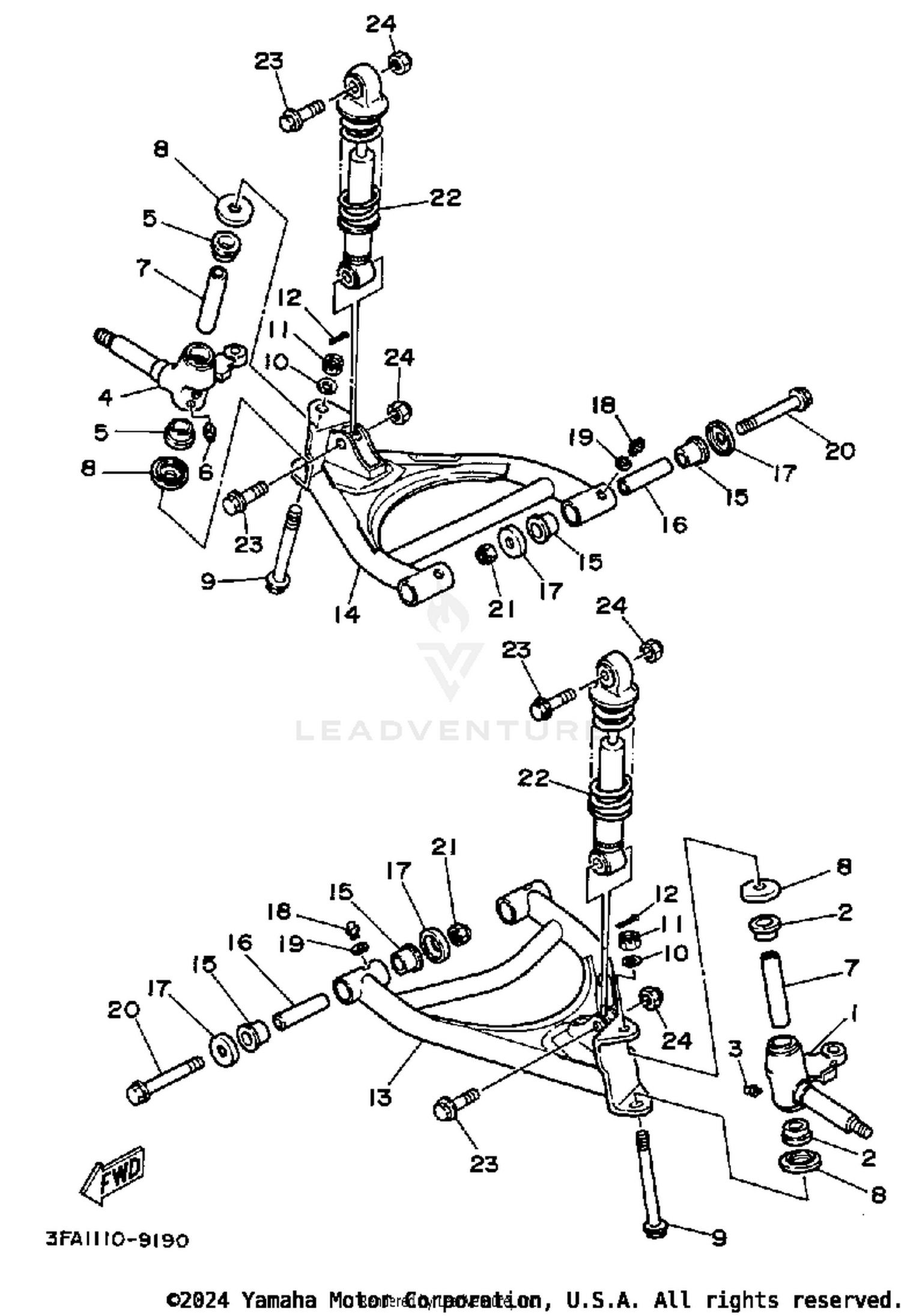 FRONT SUSPENSION - WHEEL