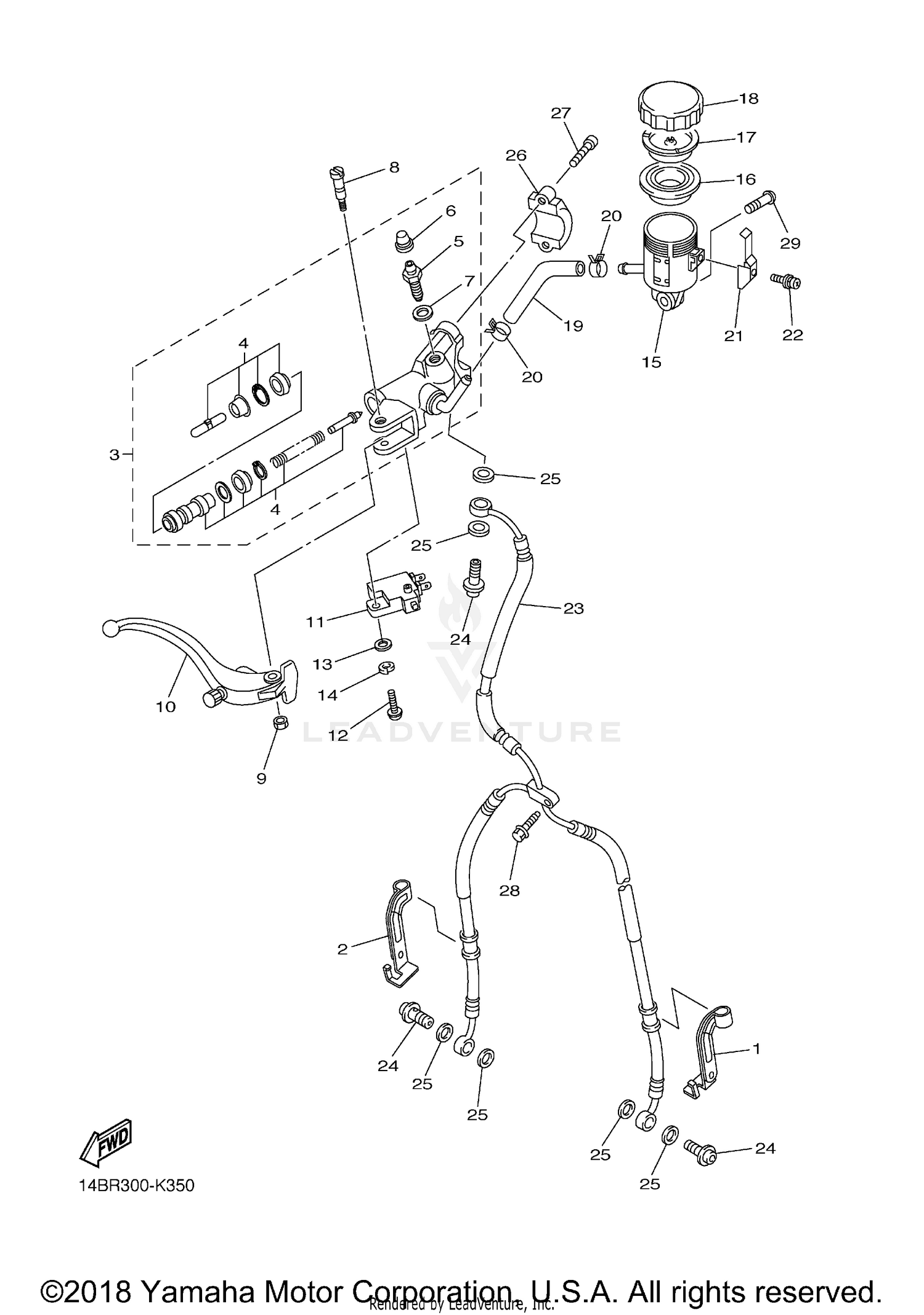 FRONT MASTER CYLINDER