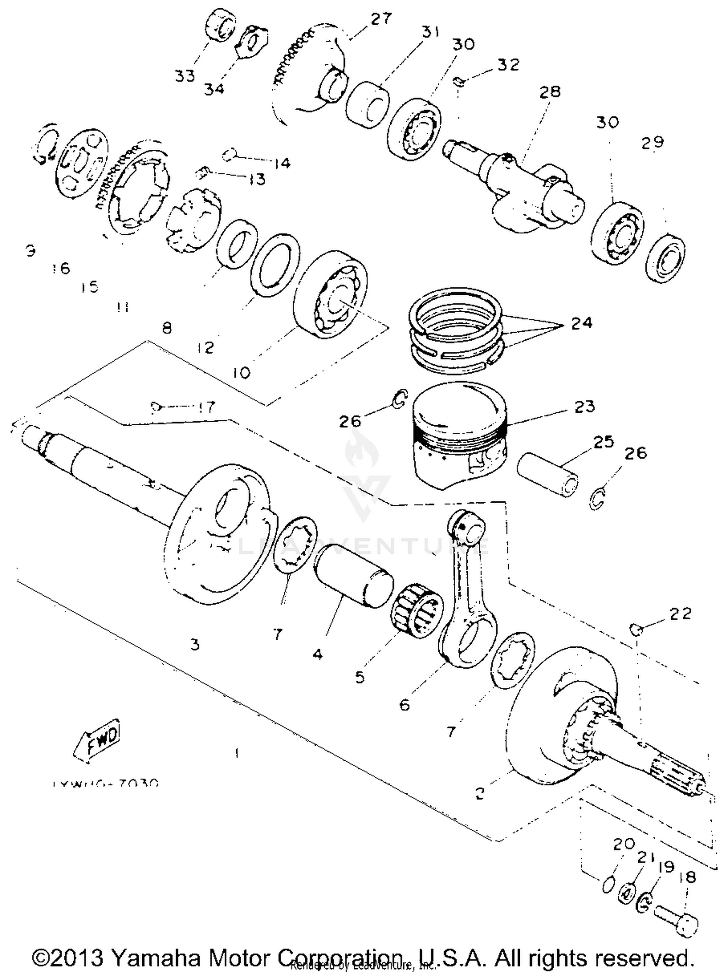 CRANKSHAFT - PISTON