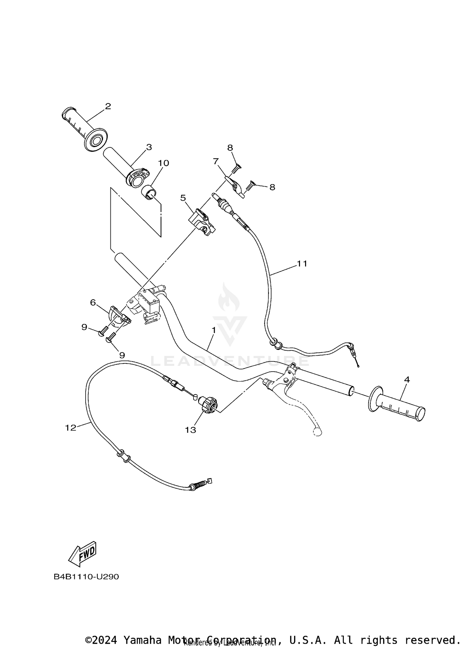 STEERING HANDLE & CABLE
