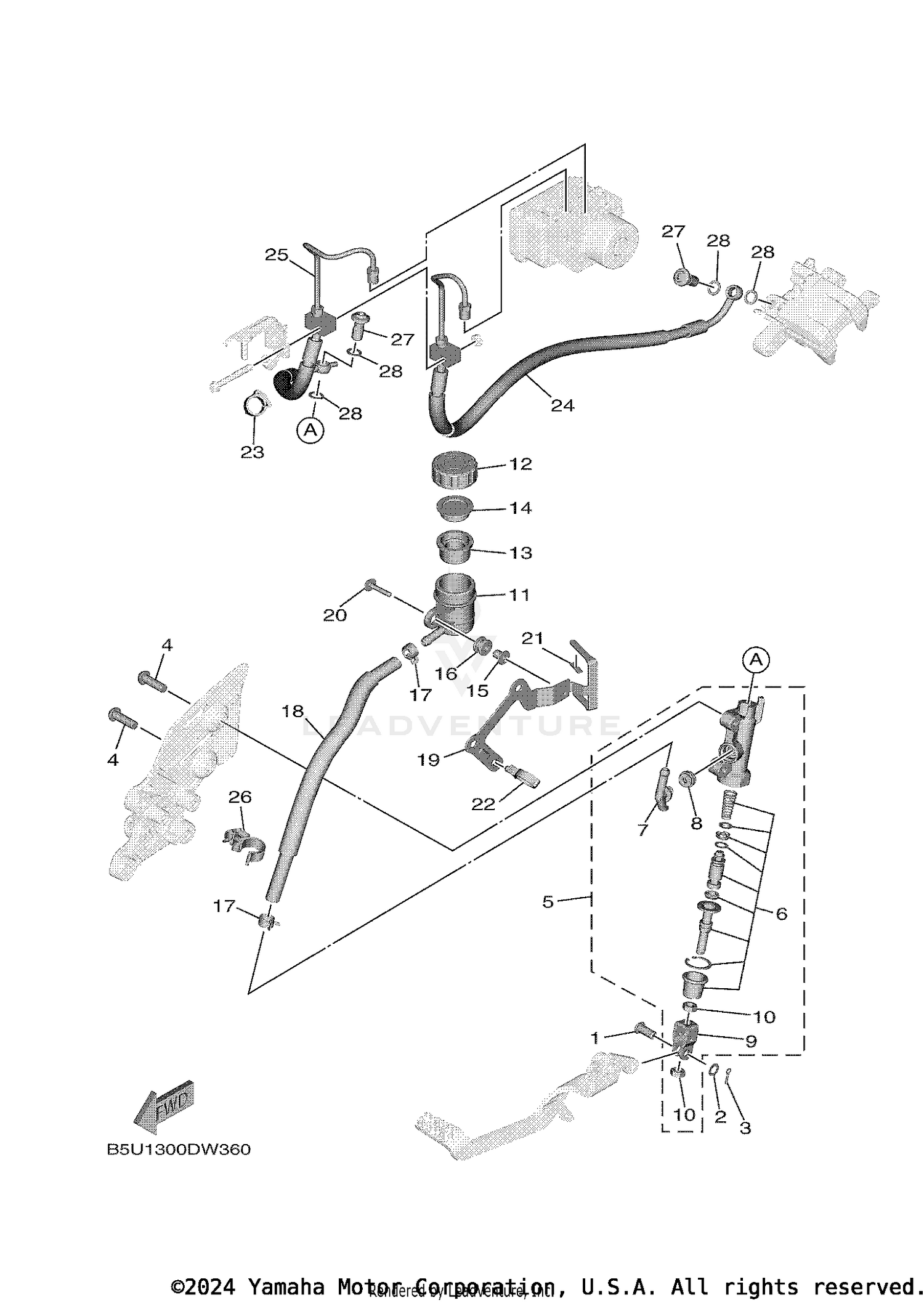 REAR MASTER CYLINDER