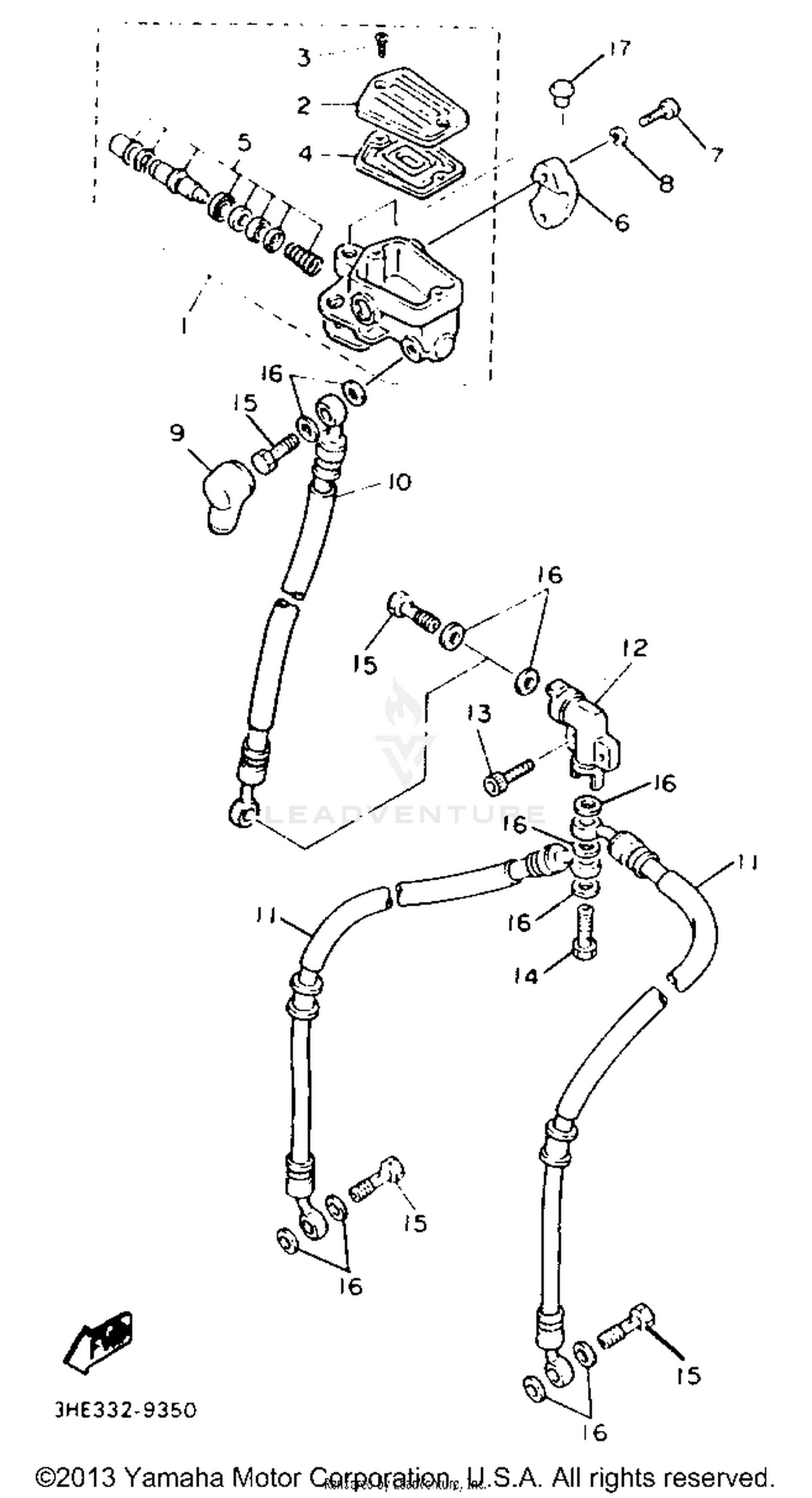 FRONT MASTER CYLINDER