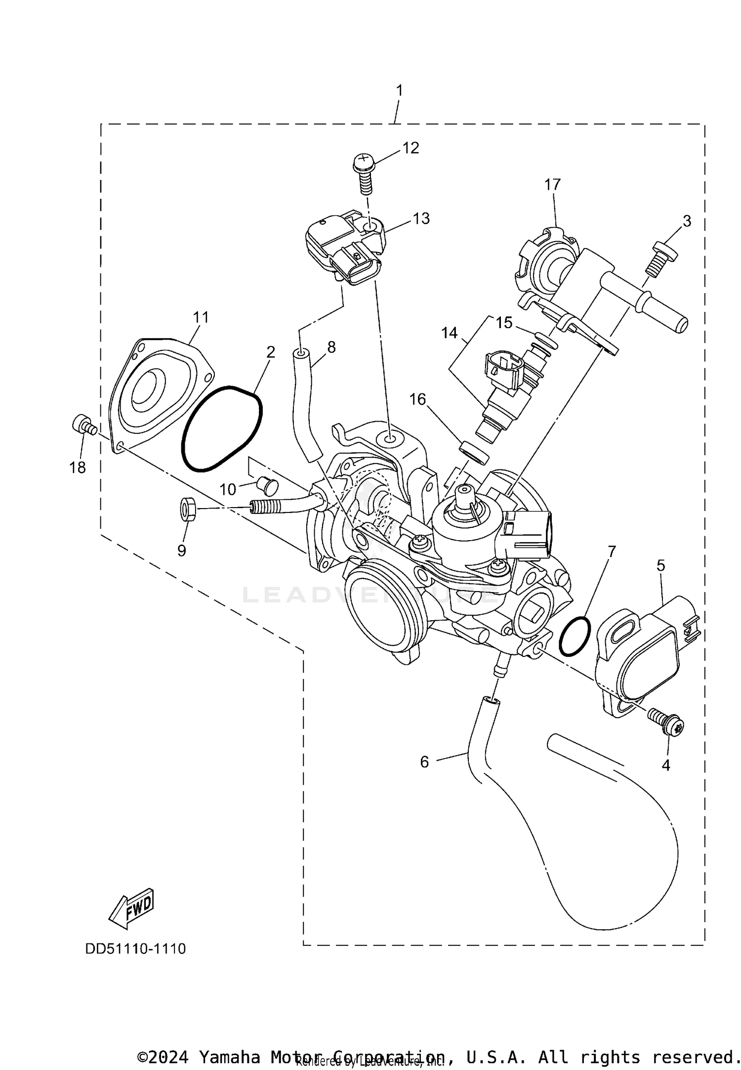 THROTTLE BODY ASSY 1