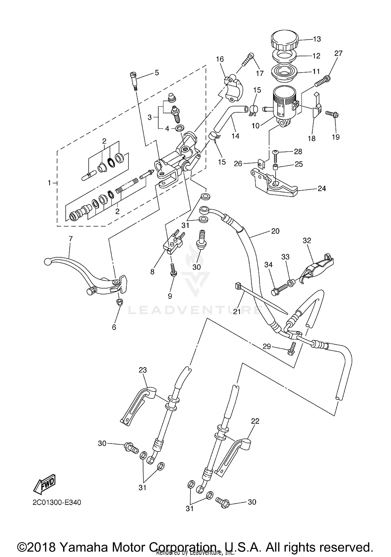 FRONT MASTER CYLINDER
