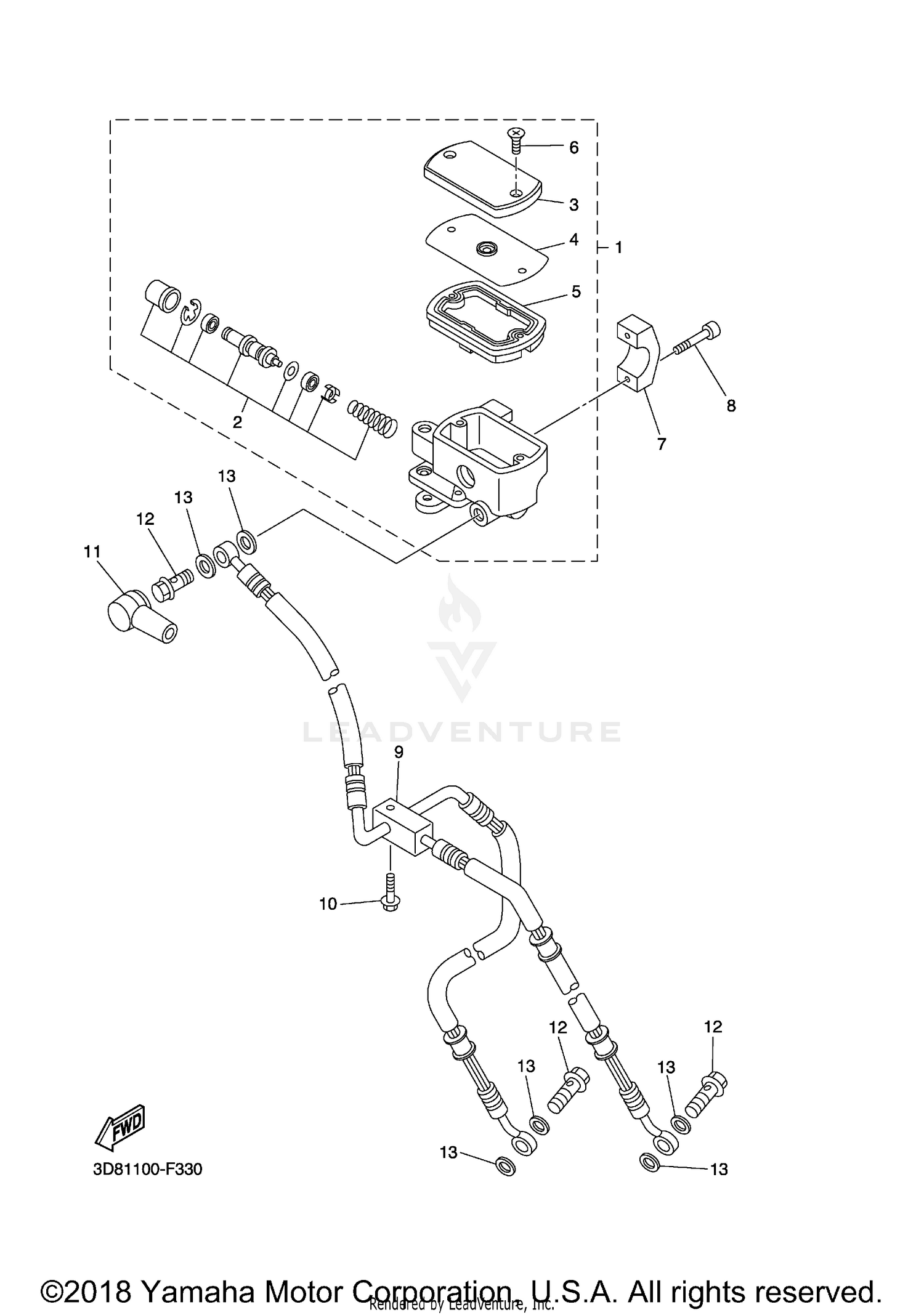 FRONT MASTER CYLINDER