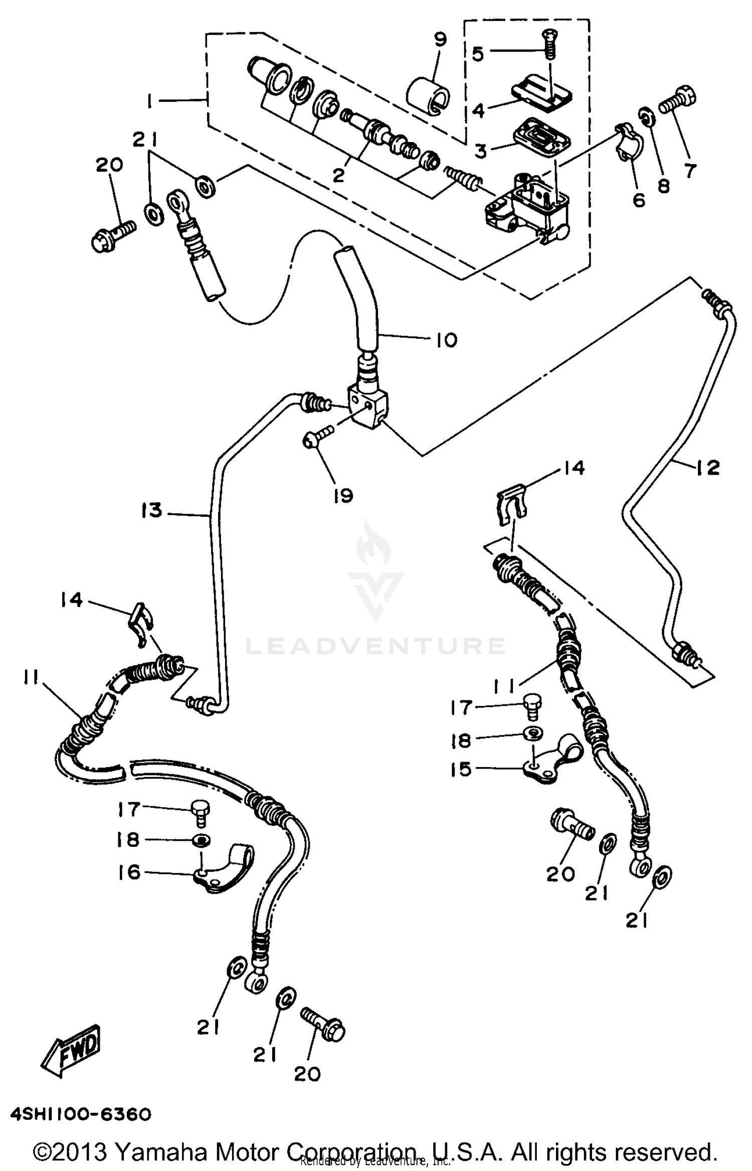 FRONT MASTER CYLINDER