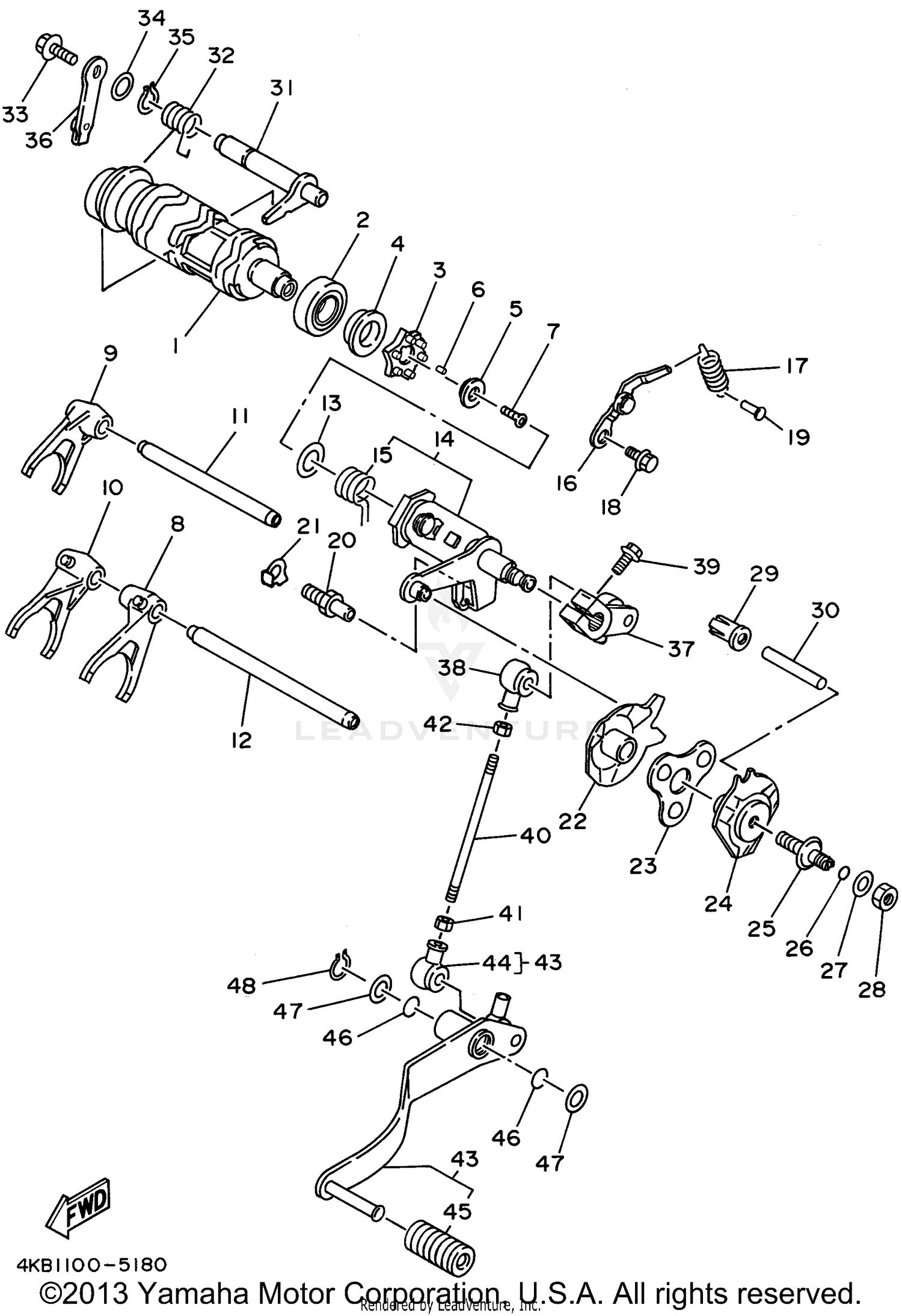 SHIFT CAM SHIFT FORK