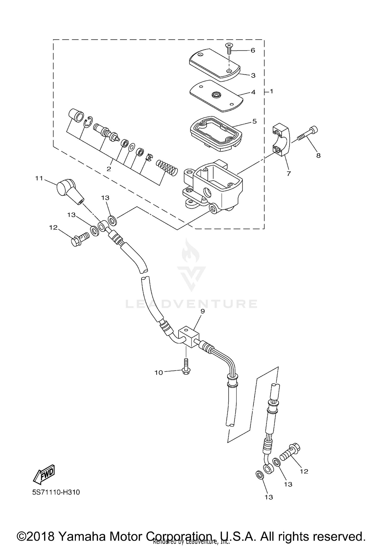 FRONT MASTER CYLINDER