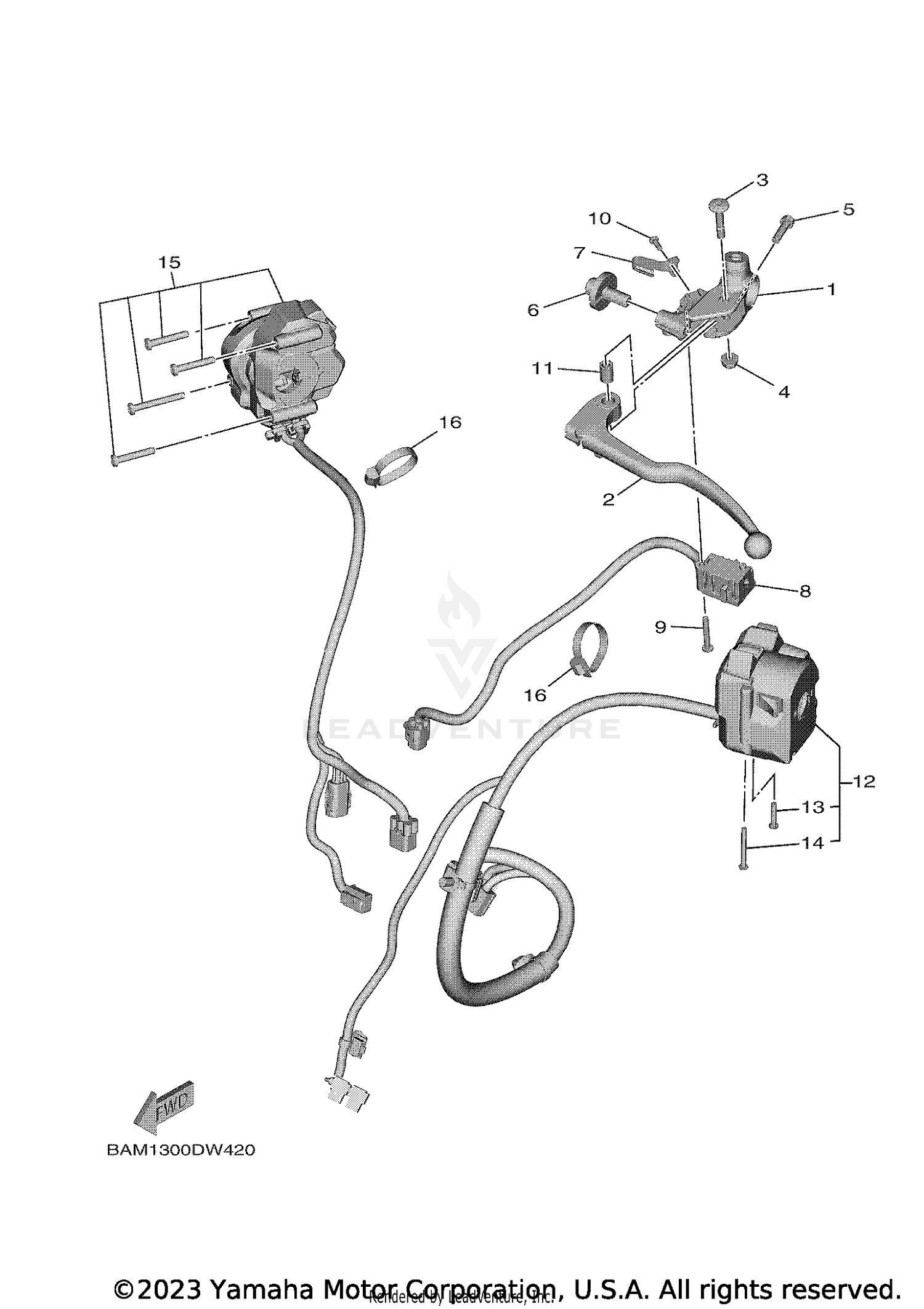 HANDLE SWITCH & LEVER