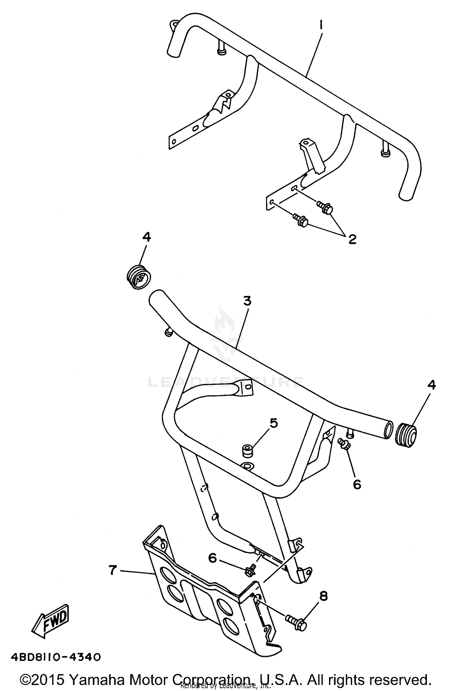 GUARD 2 (FOR YFB250H ONLY)