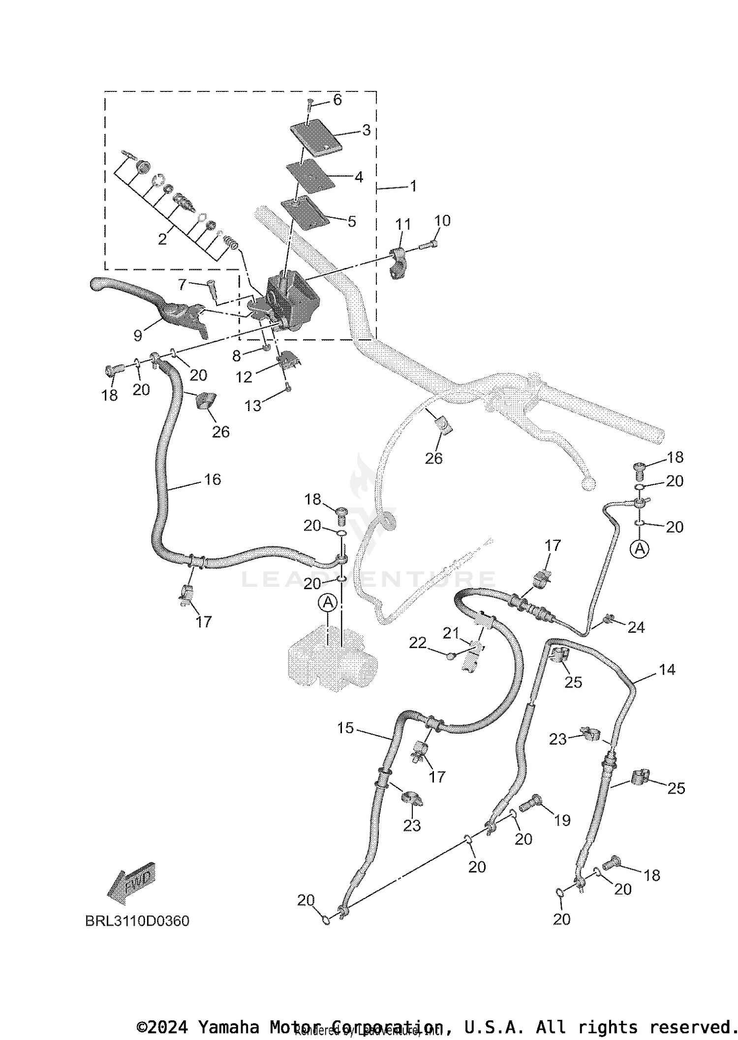 FRONT MASTER CYLINDER