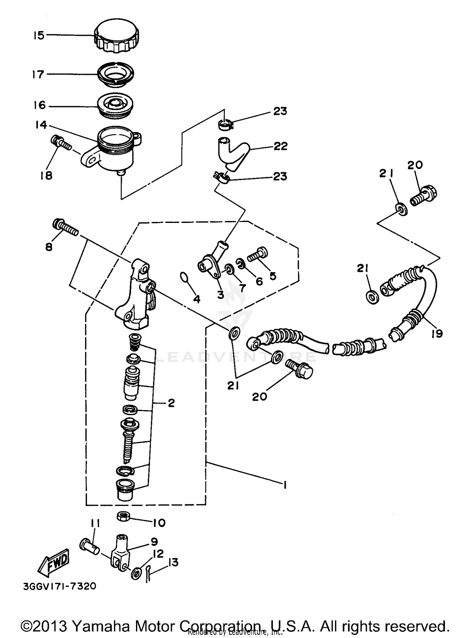 REAR MASTER CYLINDER