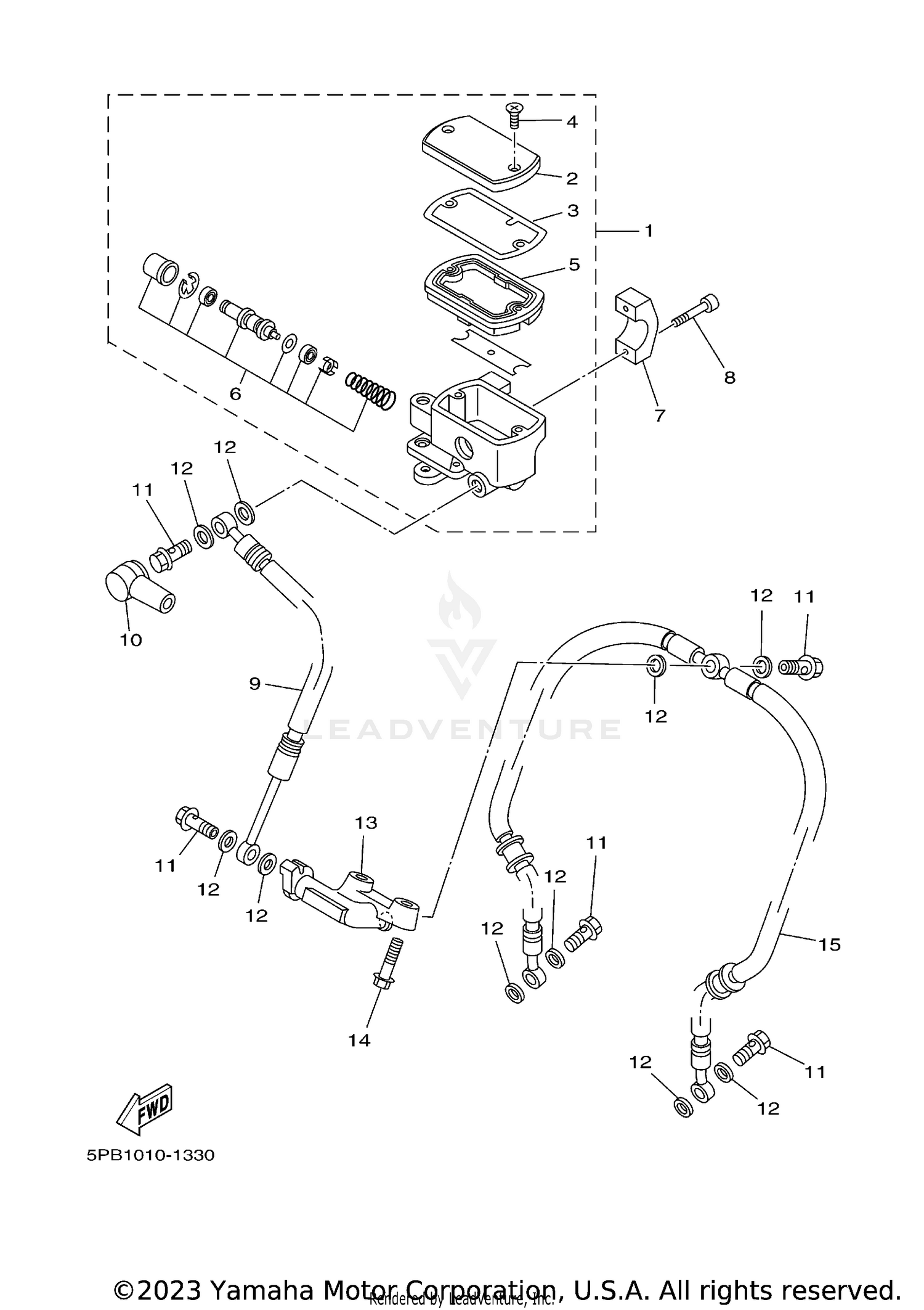 FRONT MASTER CYLINDER
