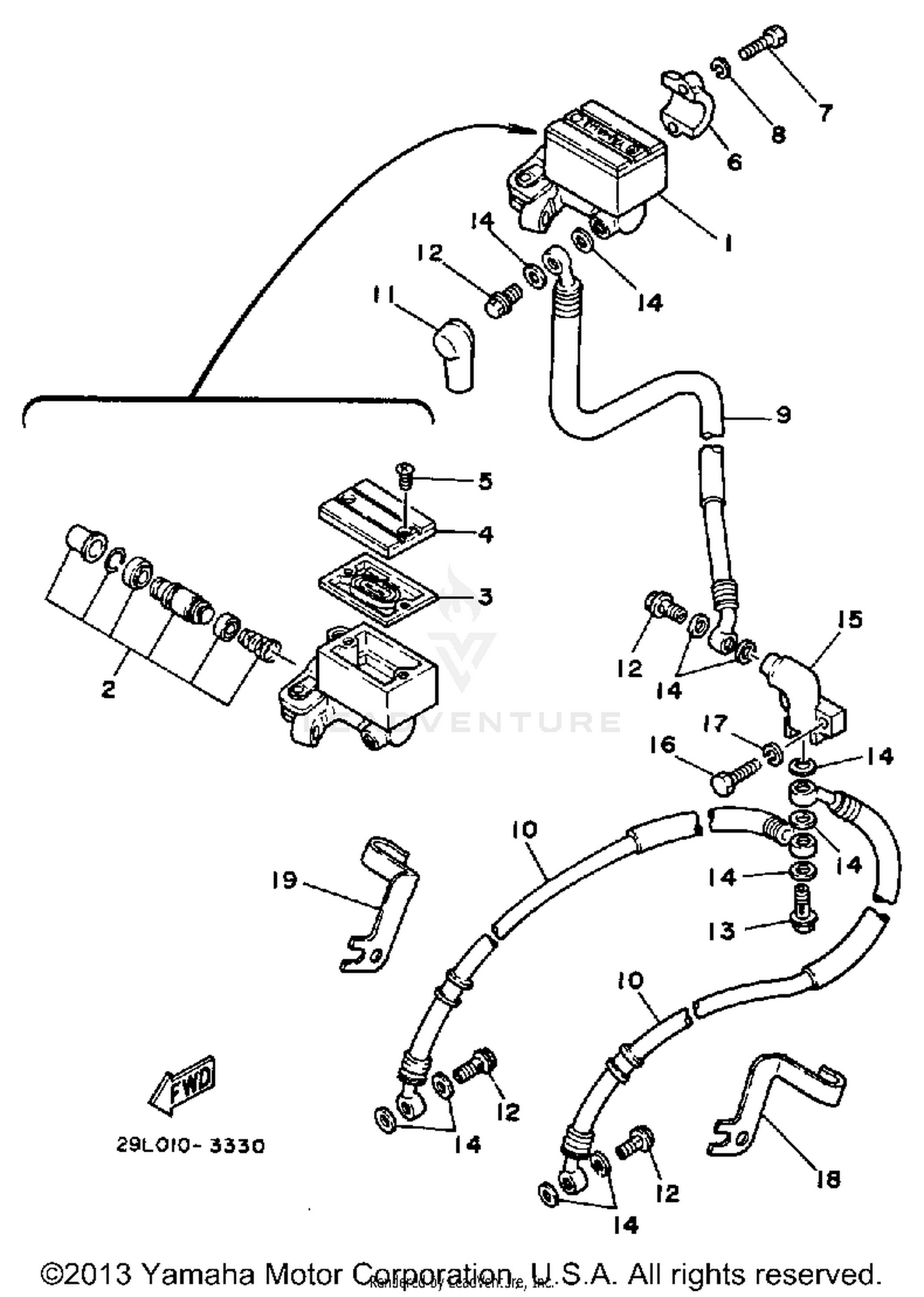 FRONT MASTER CYLINDER