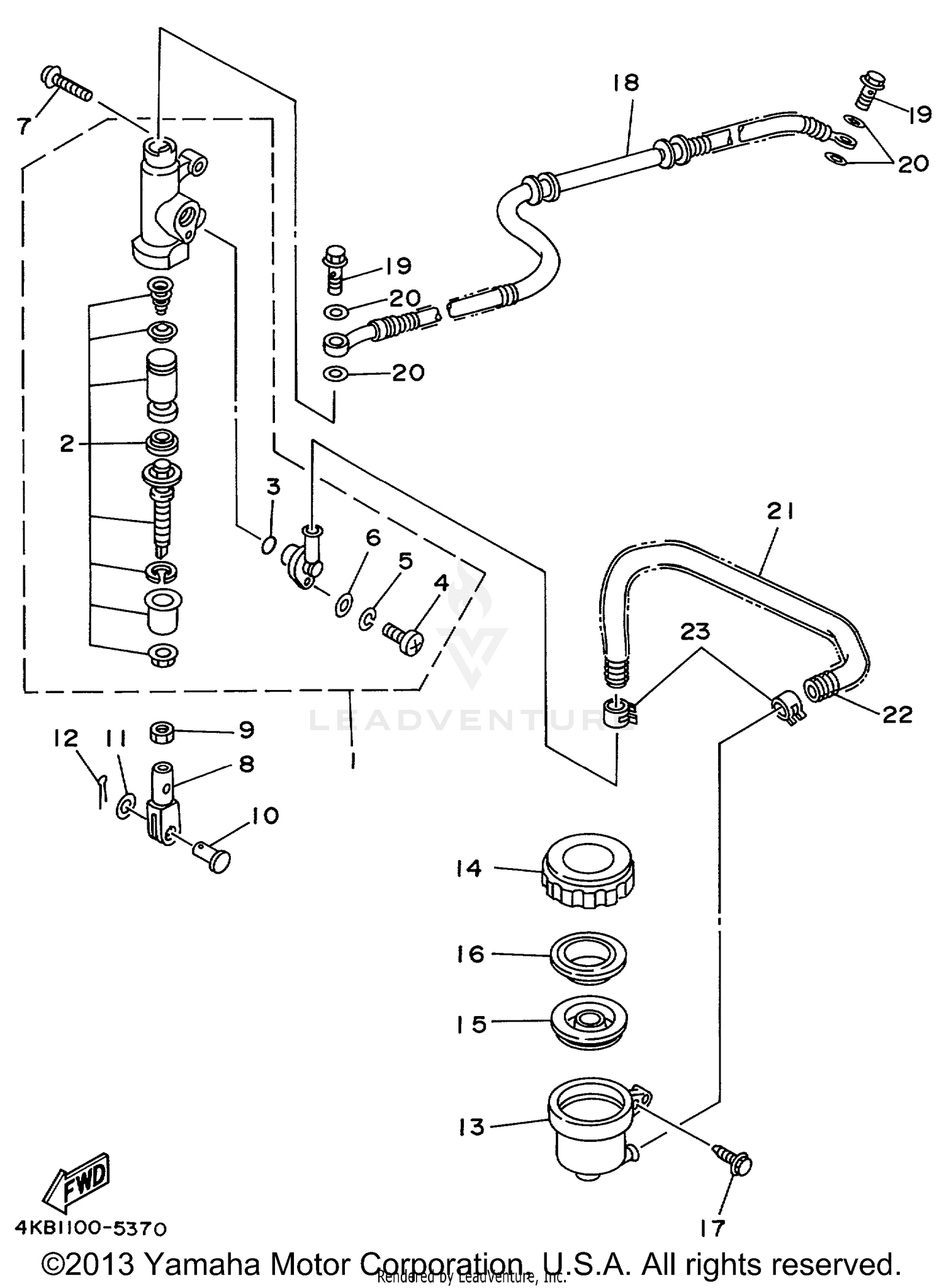 REAR MASTER CYLINDER