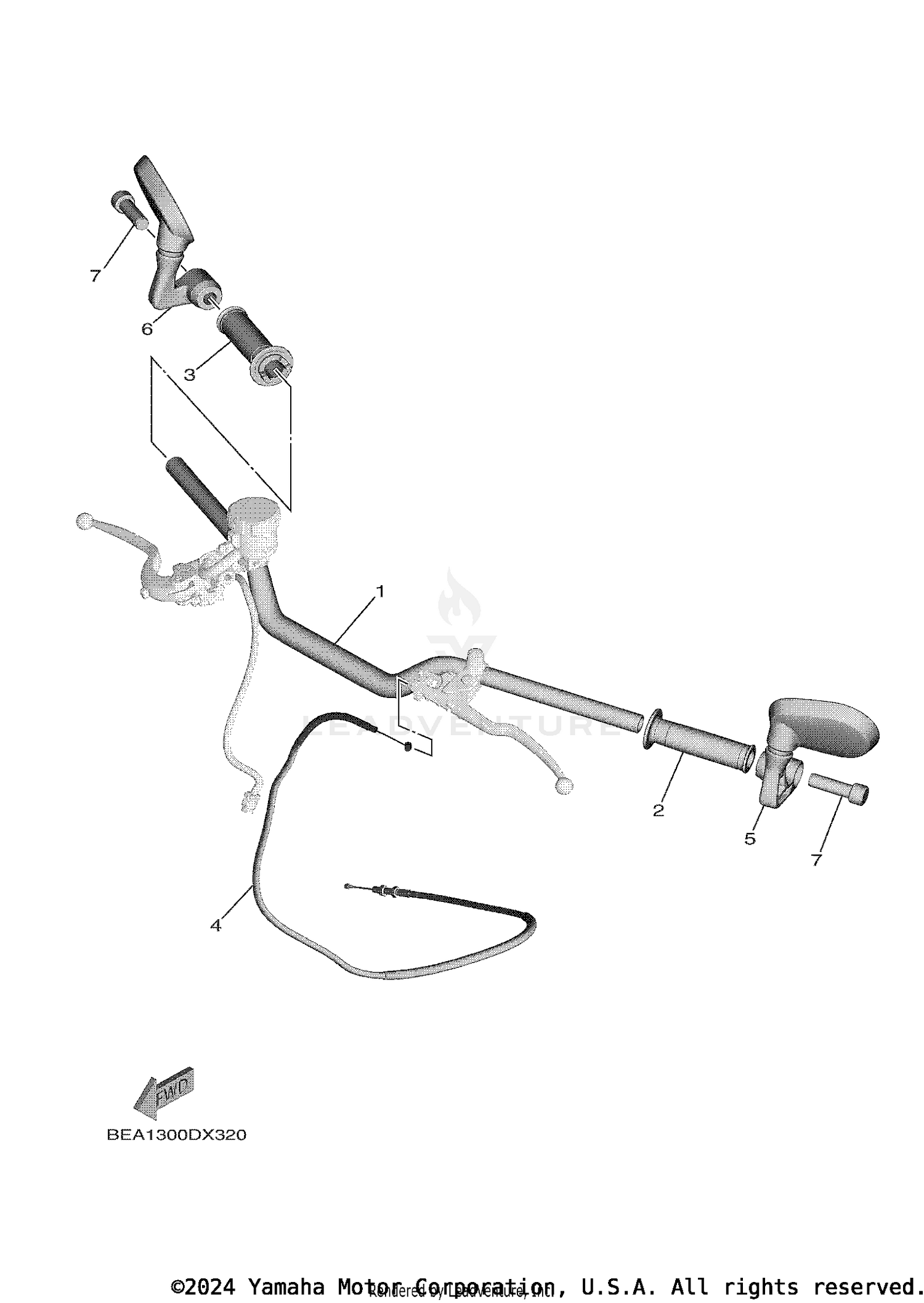 STEERING HANDLE & CABLE