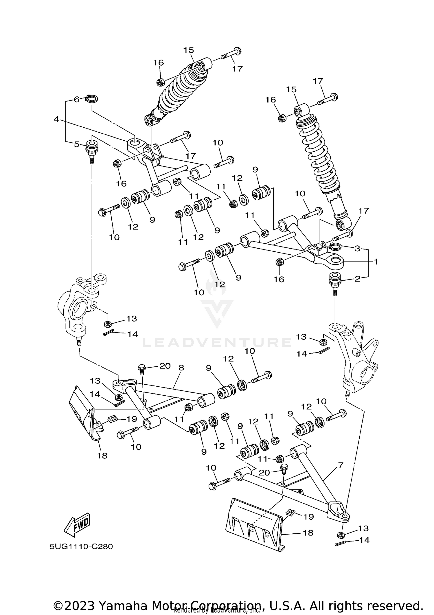 FRONT SUSPENSION WHEEL