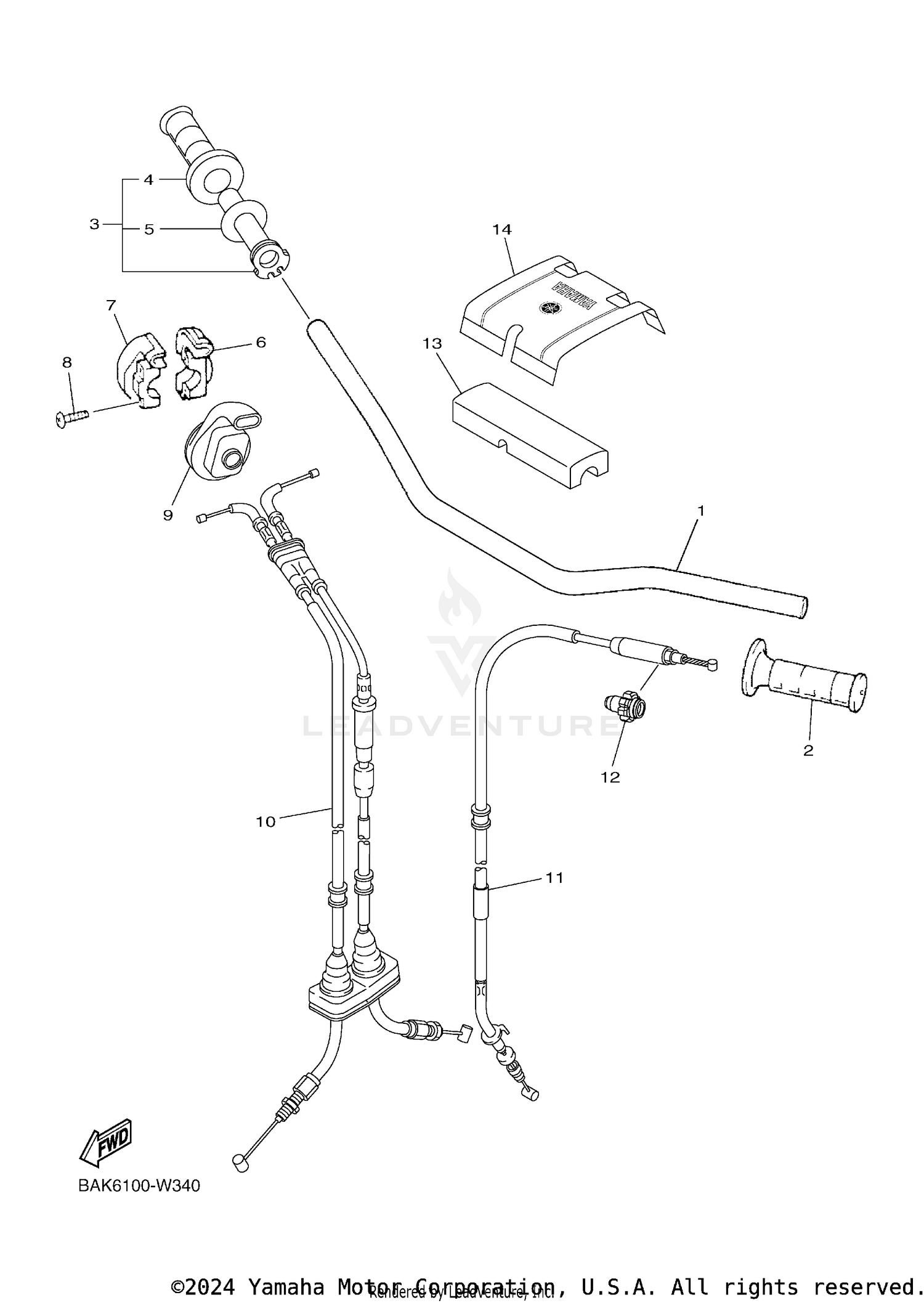 STEERING HANDLE & CABLE