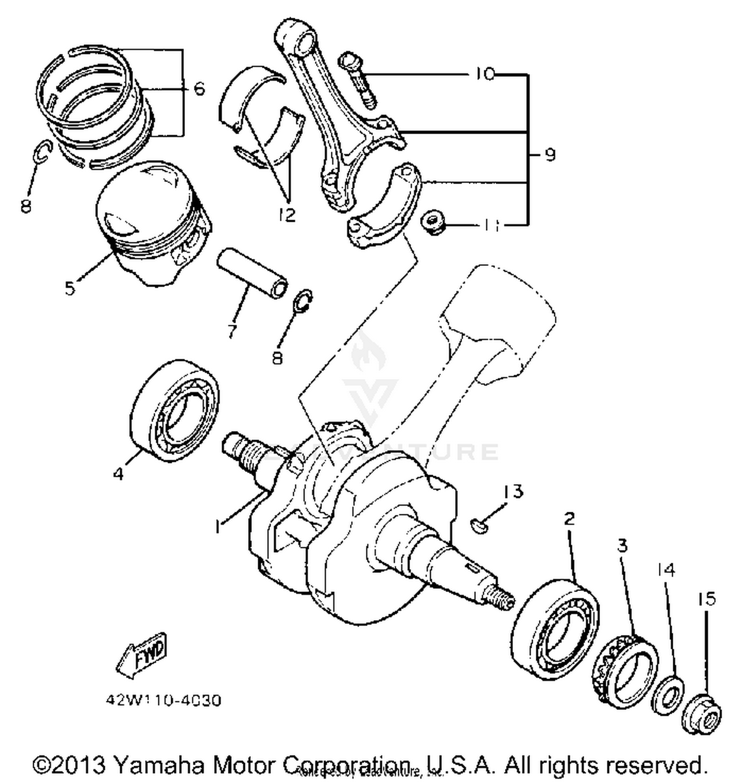 CRANKSHAFT PISTON