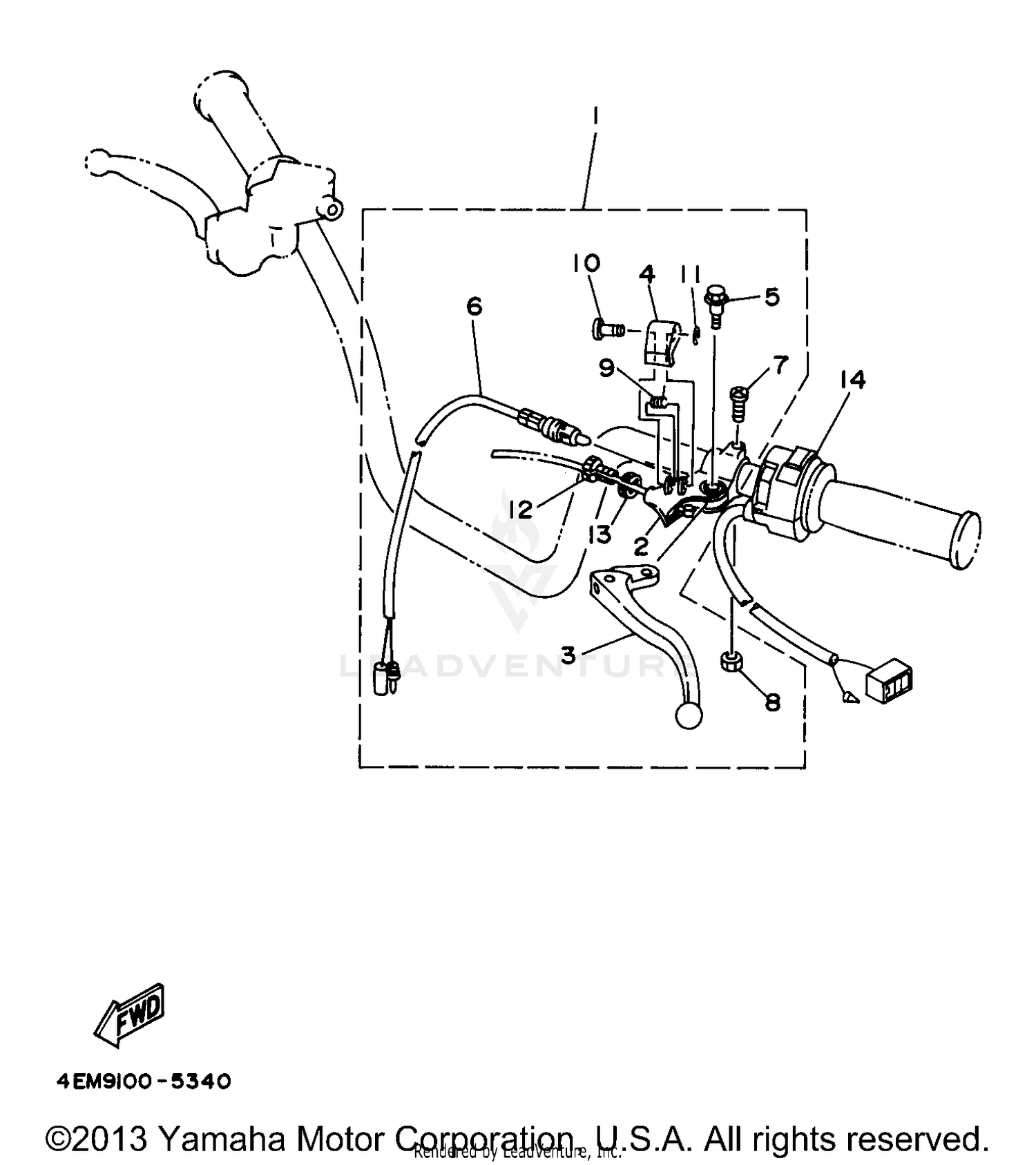 HANDLE SWITCH - LEVER