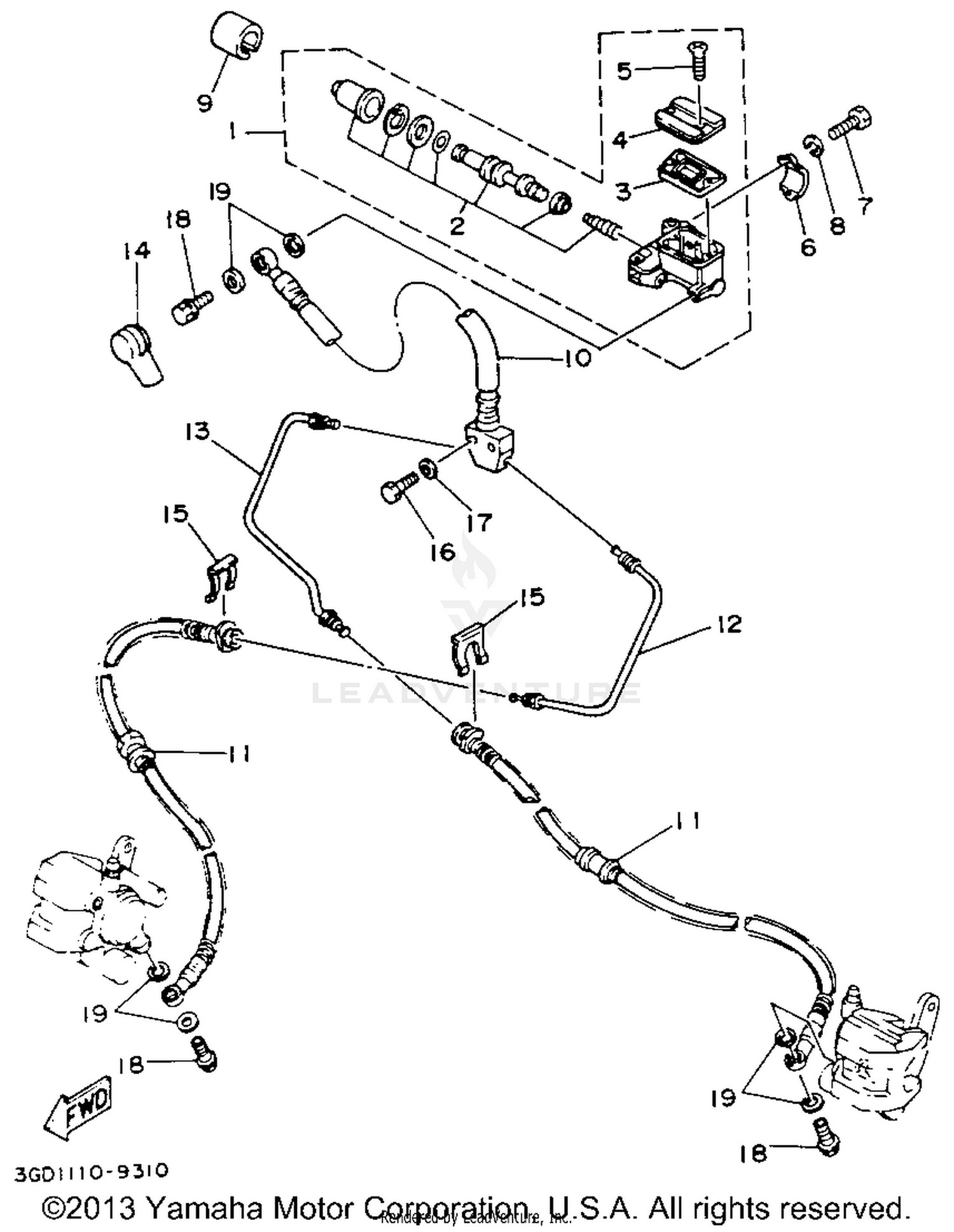 FRONT MASTER CYLINDER