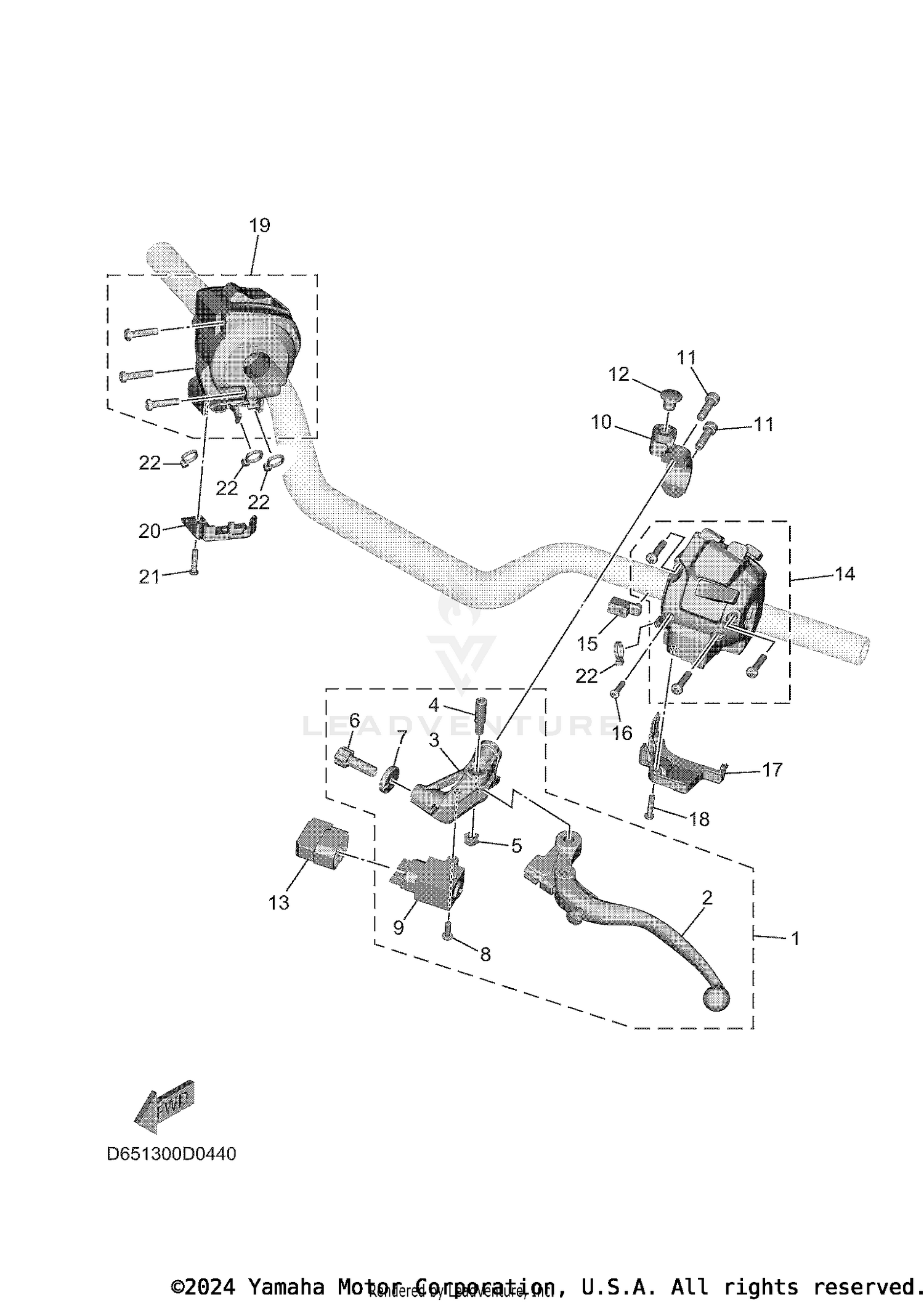 HANDLE SWITCH & LEVER