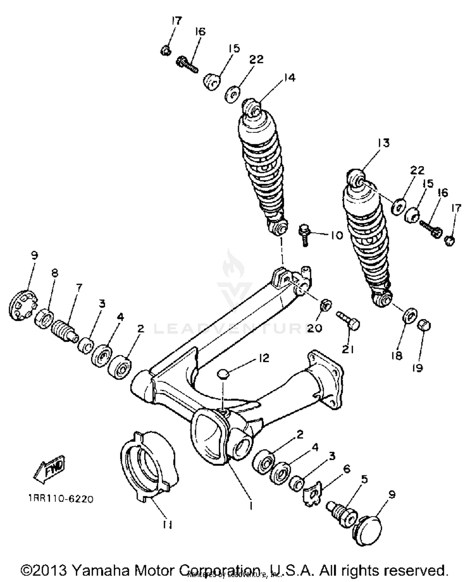 SWING ARM REAR SHOCKS