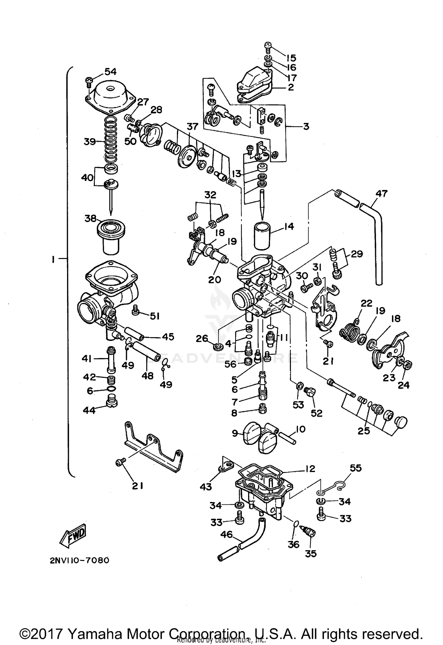 CARBURETOR SRX250T