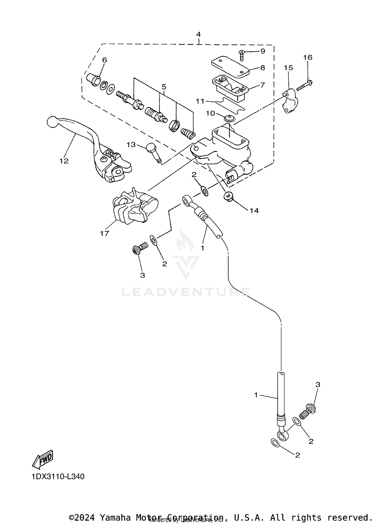 FRONT MASTER CYLINDER