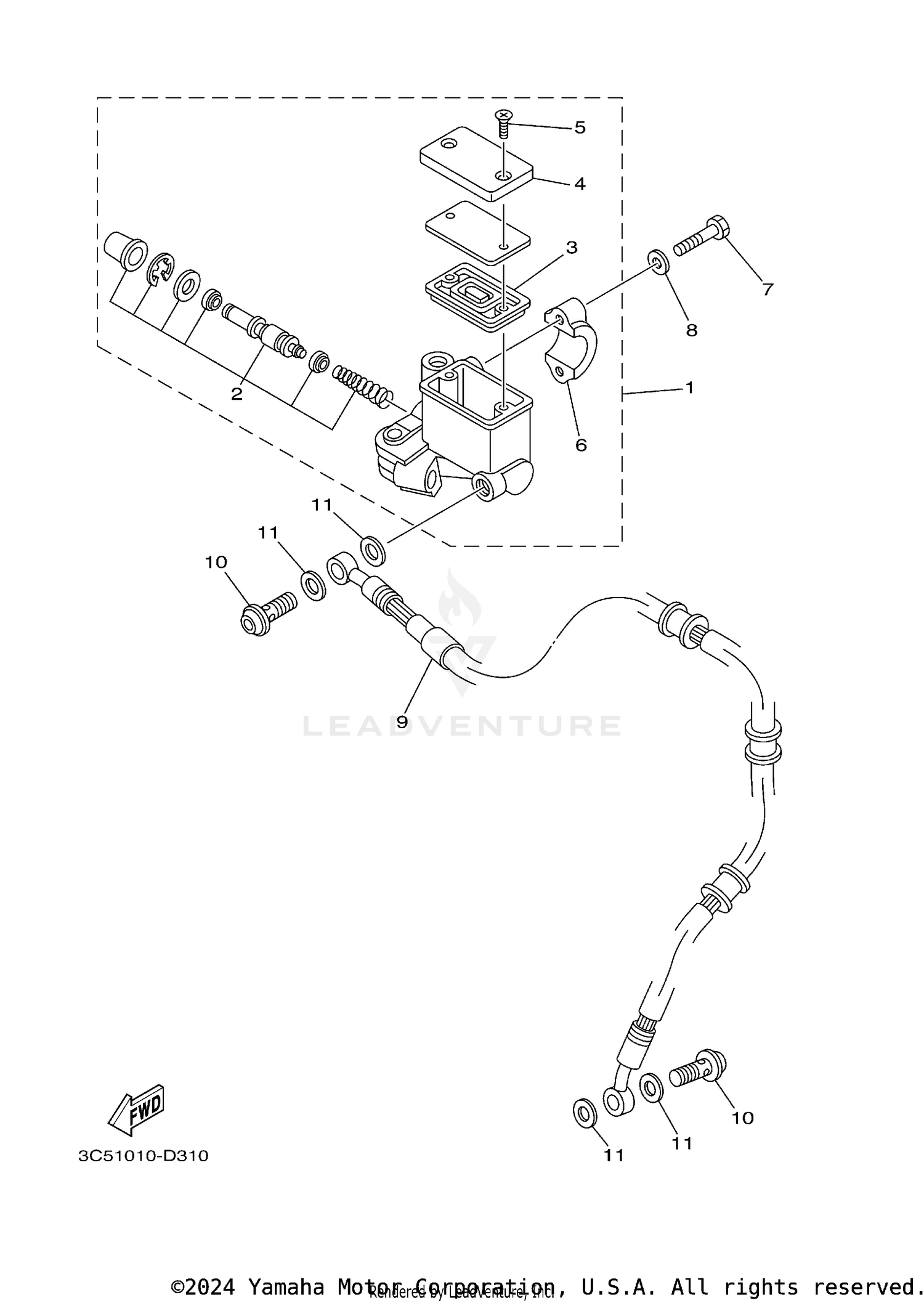 FRONT MASTER CYLINDER