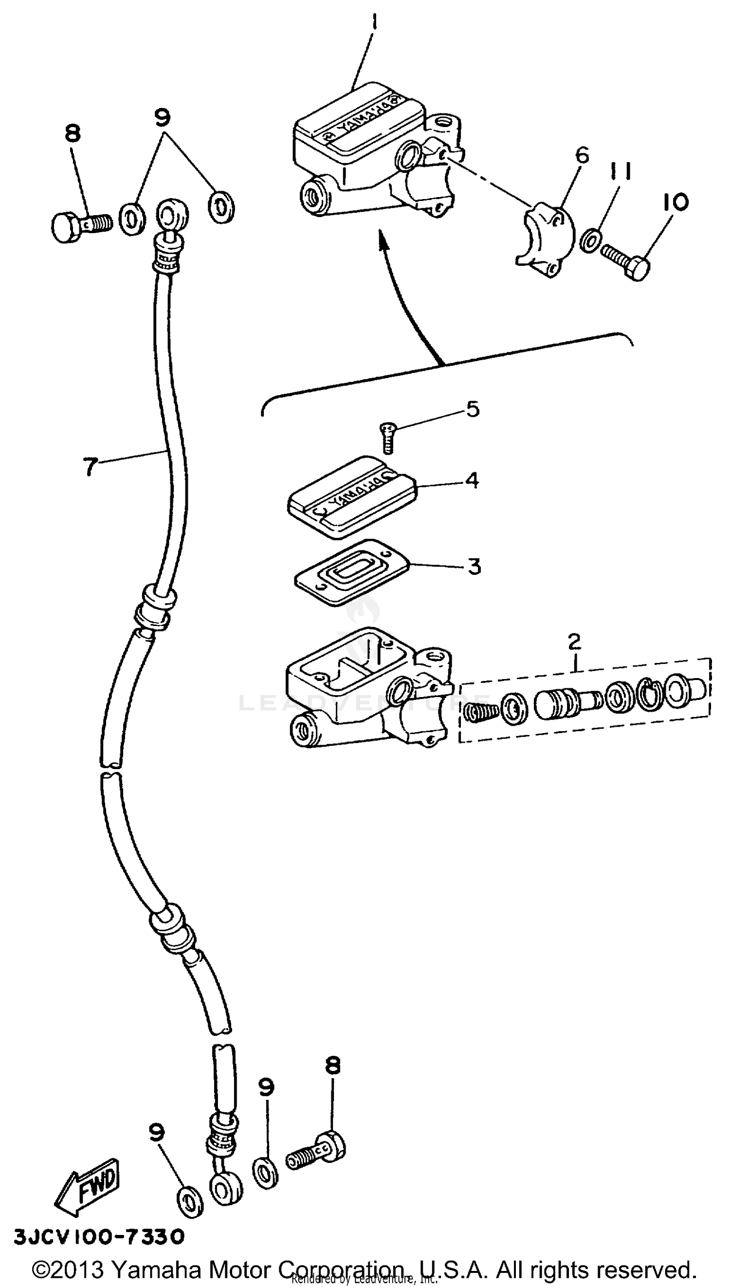 FRONT MASTER CYLINDER