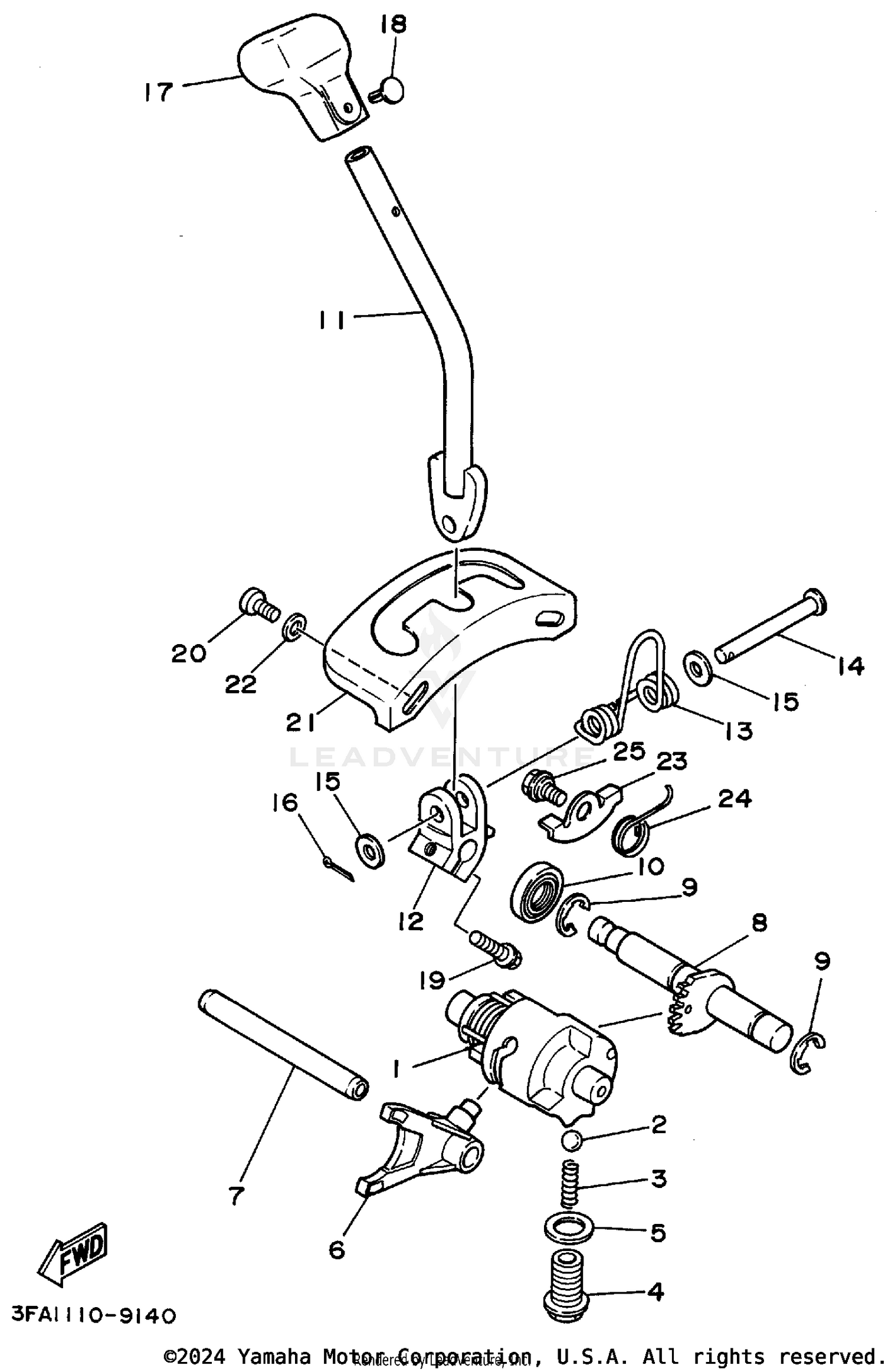 SHIFT CAM SHIFT FORK